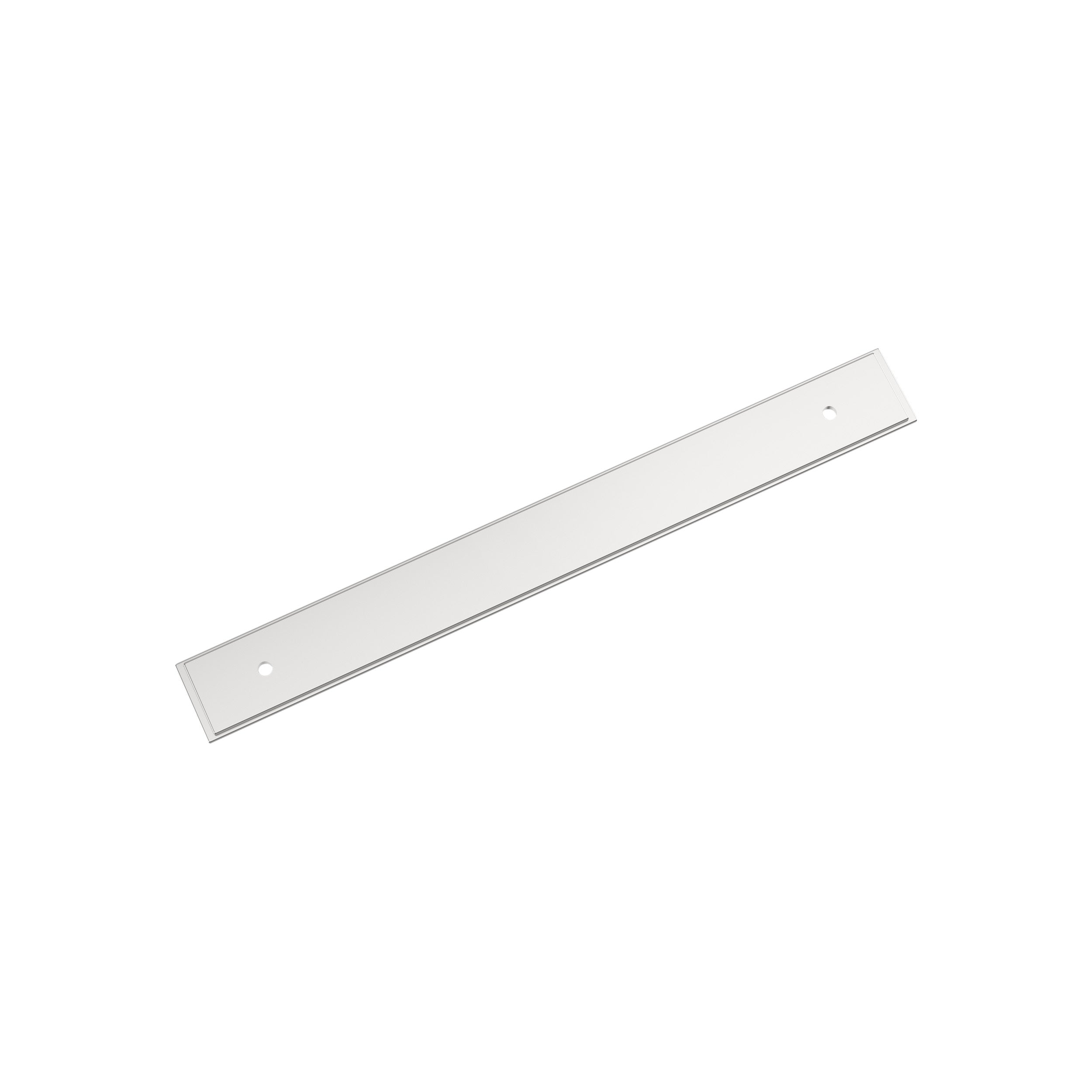 Maymont 7-9/16 inch (192mm) Center-to-Center Rectangle Polished Chrome Cabinet Pull Backplate