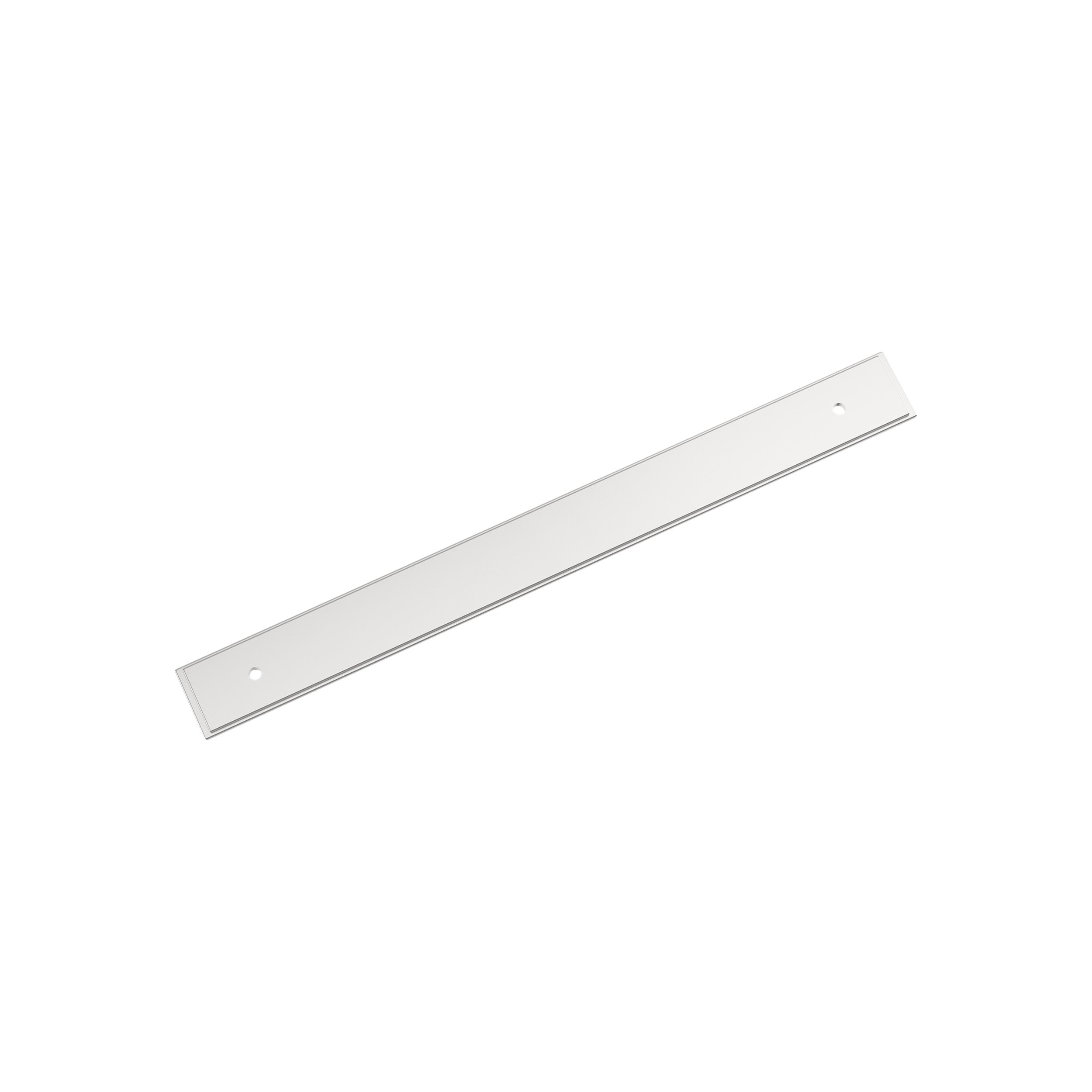 Maymont 8-13/16 inch (224mm) Center-to-Center Rectangle Polished Chrome Cabinet Pull Backplate