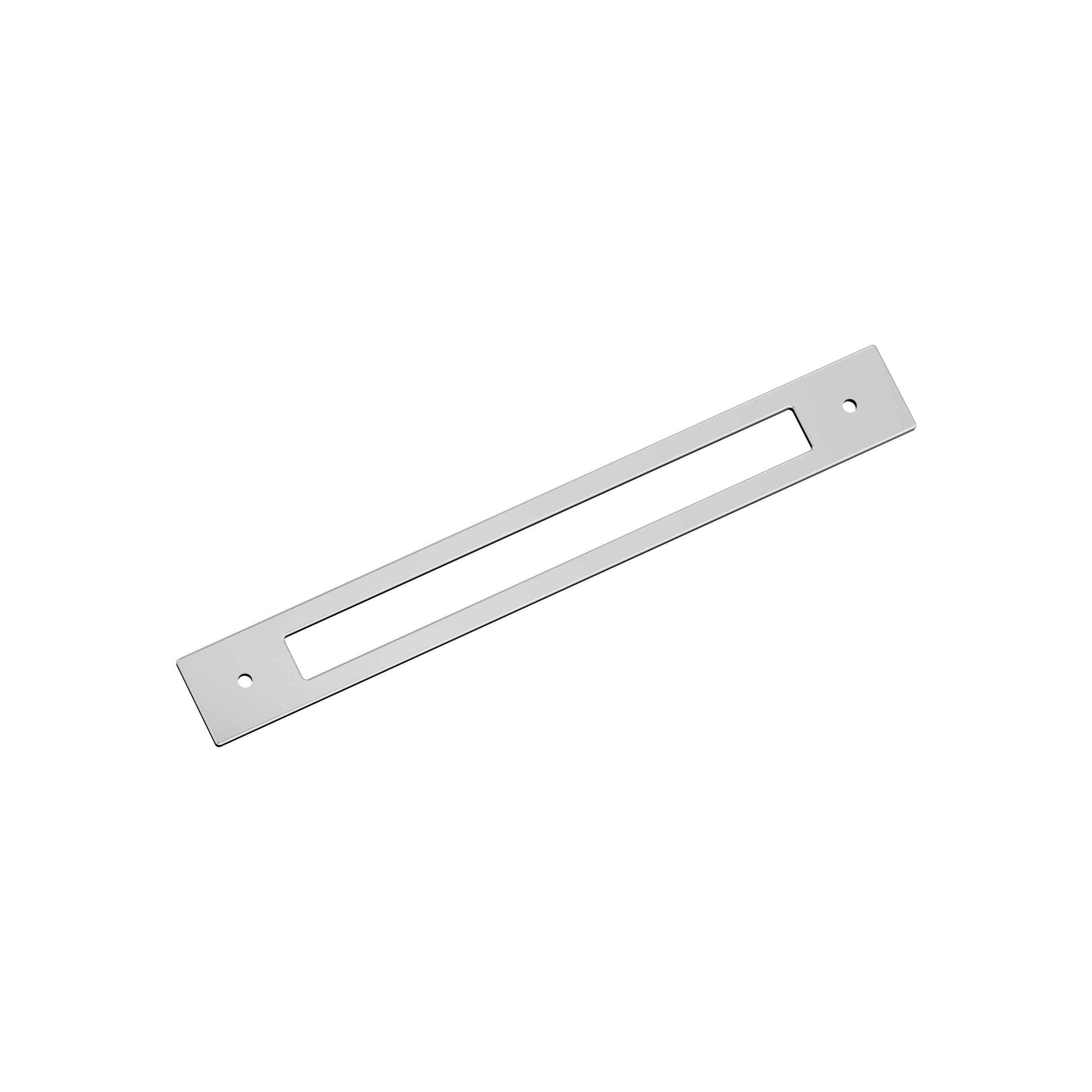 Medora 8-13/16 inch (224mm) Center-to-Center Rectangle Polished Chrome Cabinet Pull Backplate