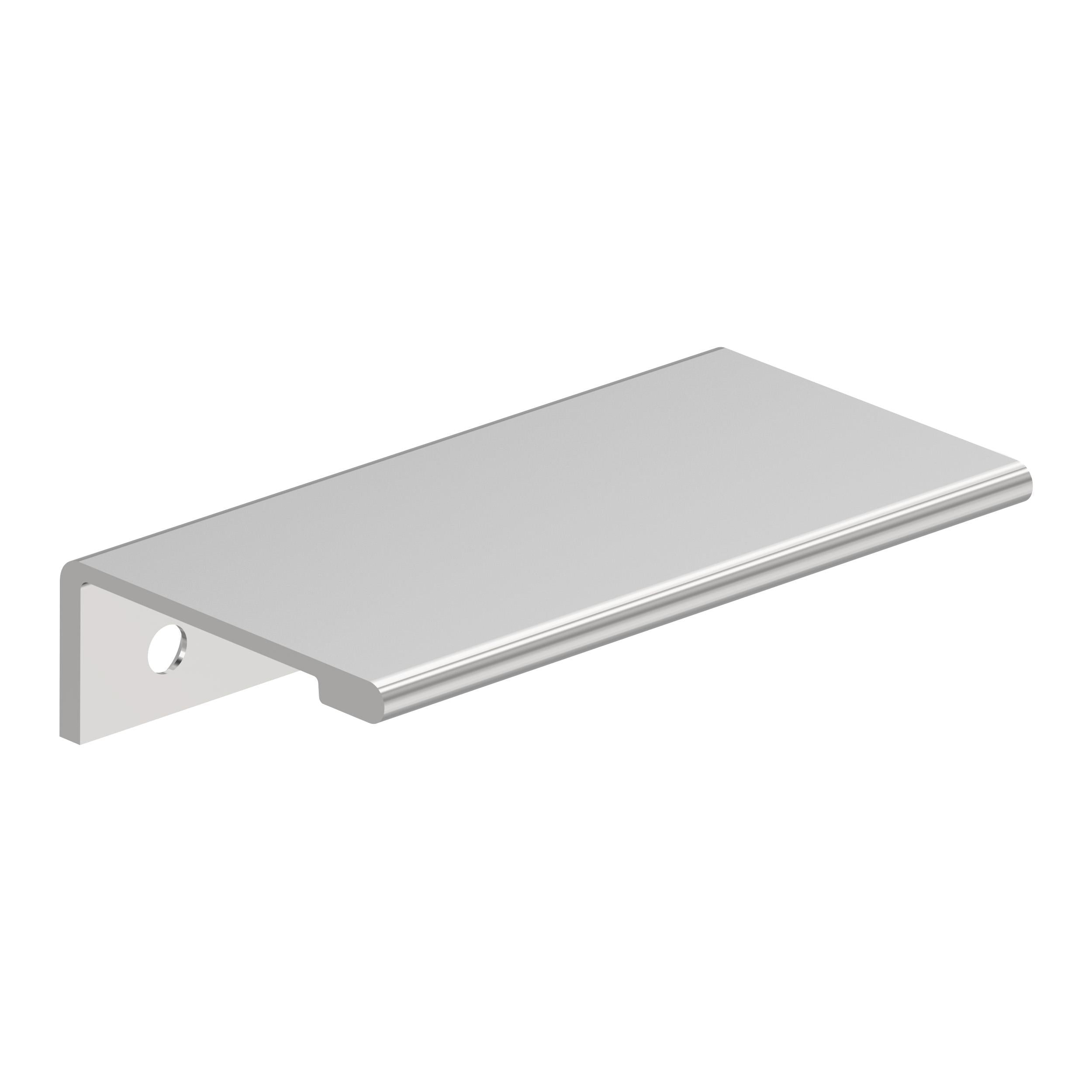 Streamline II 3 inch (76mm) Length Polished Chrome Cabinet Edge Pull