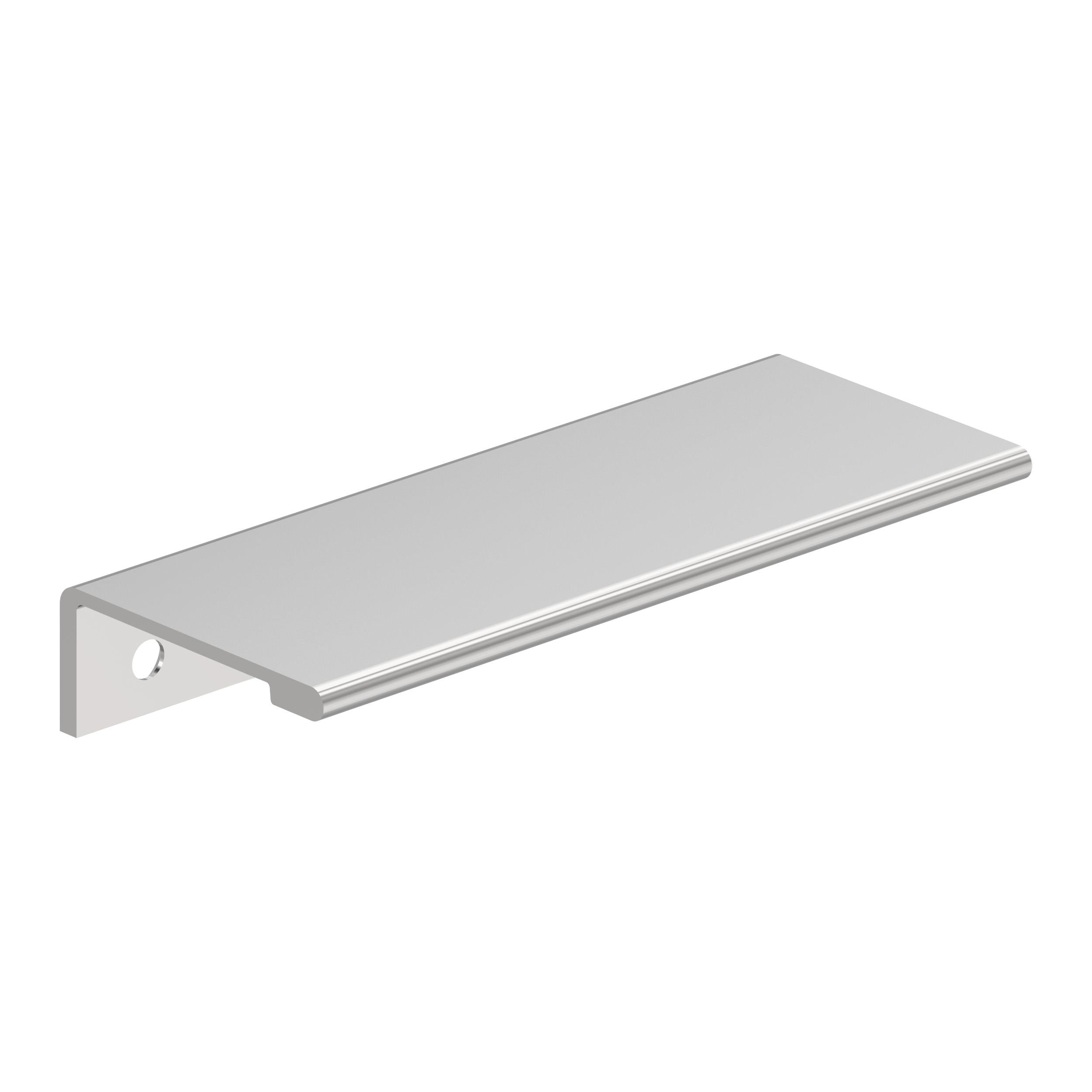 Streamline II 4 inch (102mm) Length Polished Chrome Cabinet Edge Pull