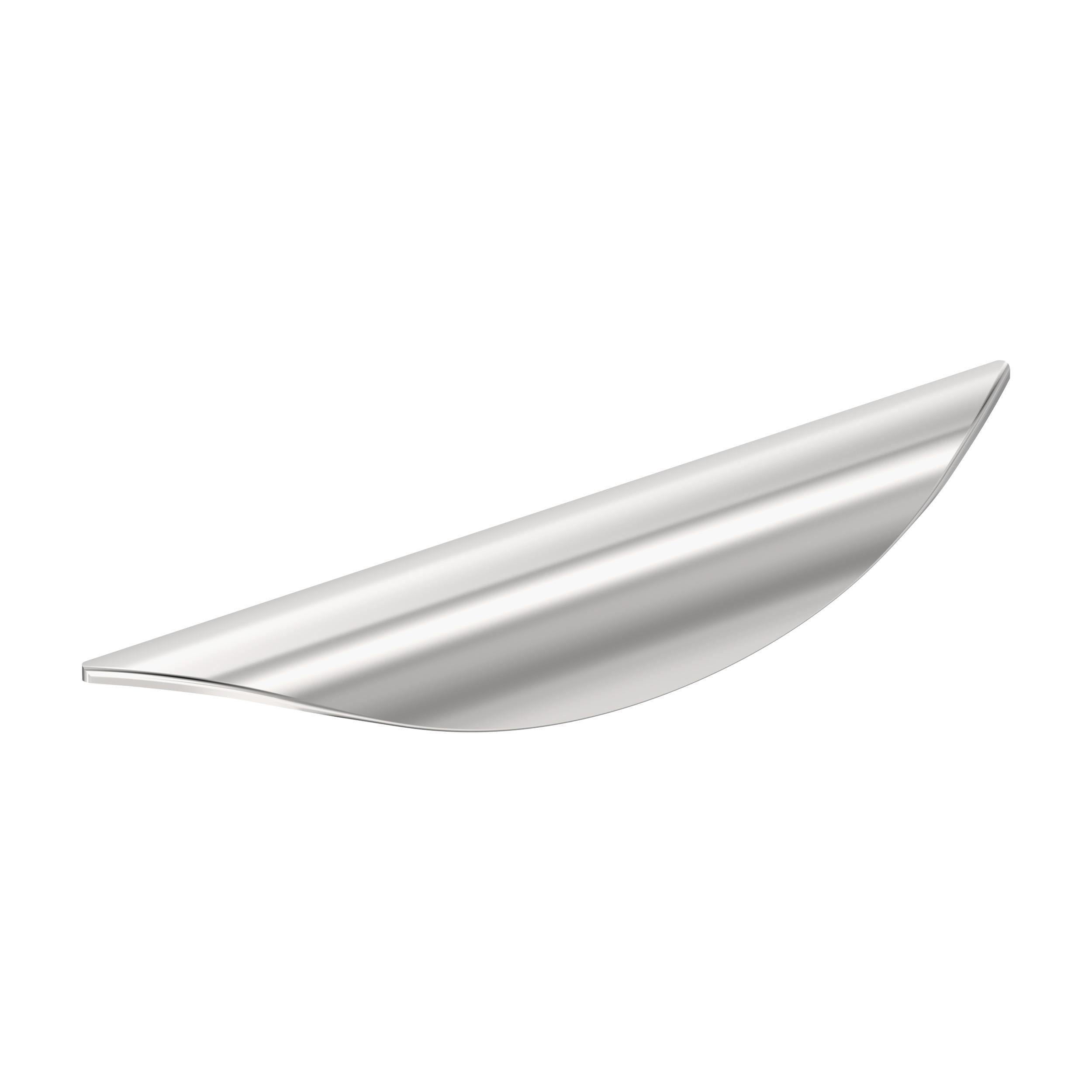 Current 3-3/4 inch (96mm) Center-to-Center Polished Chrome Cabinet Pull