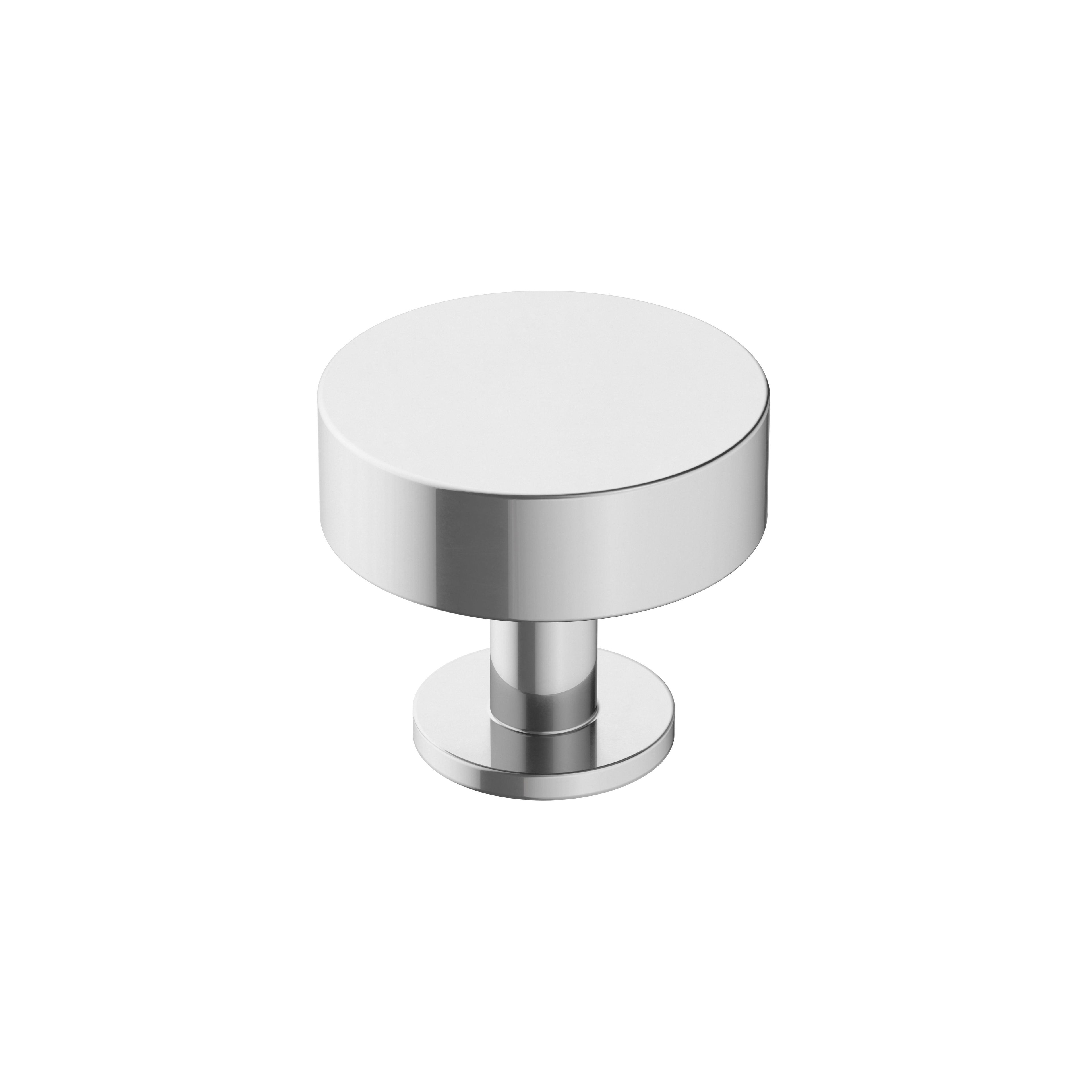 Radius 1-1/4 inch (32mm) Diameter Polished Chrome Cabinet Knob
