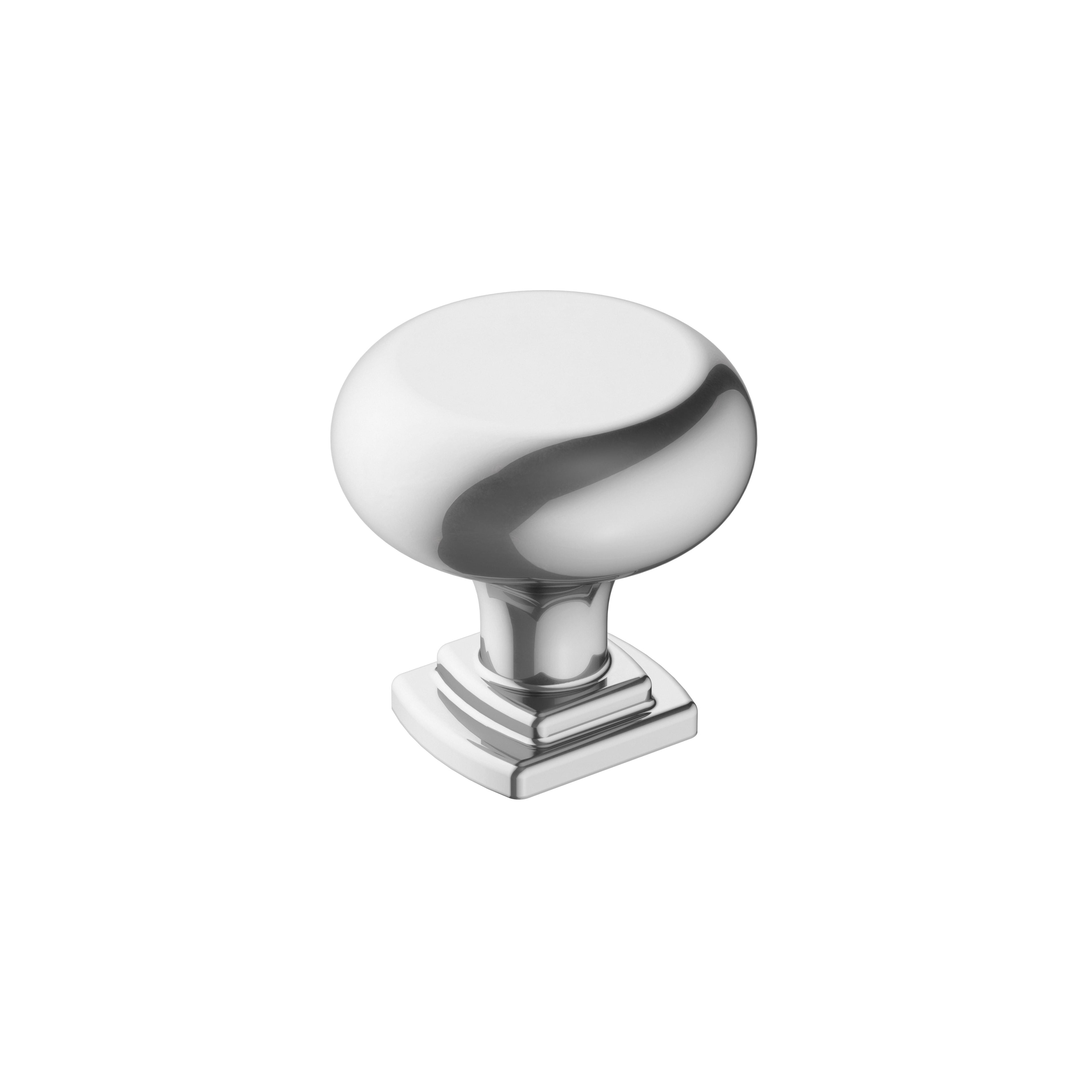 Surpass 1-1/4 inch (32mm) Diameter Polished Chrome Cabinet Knob