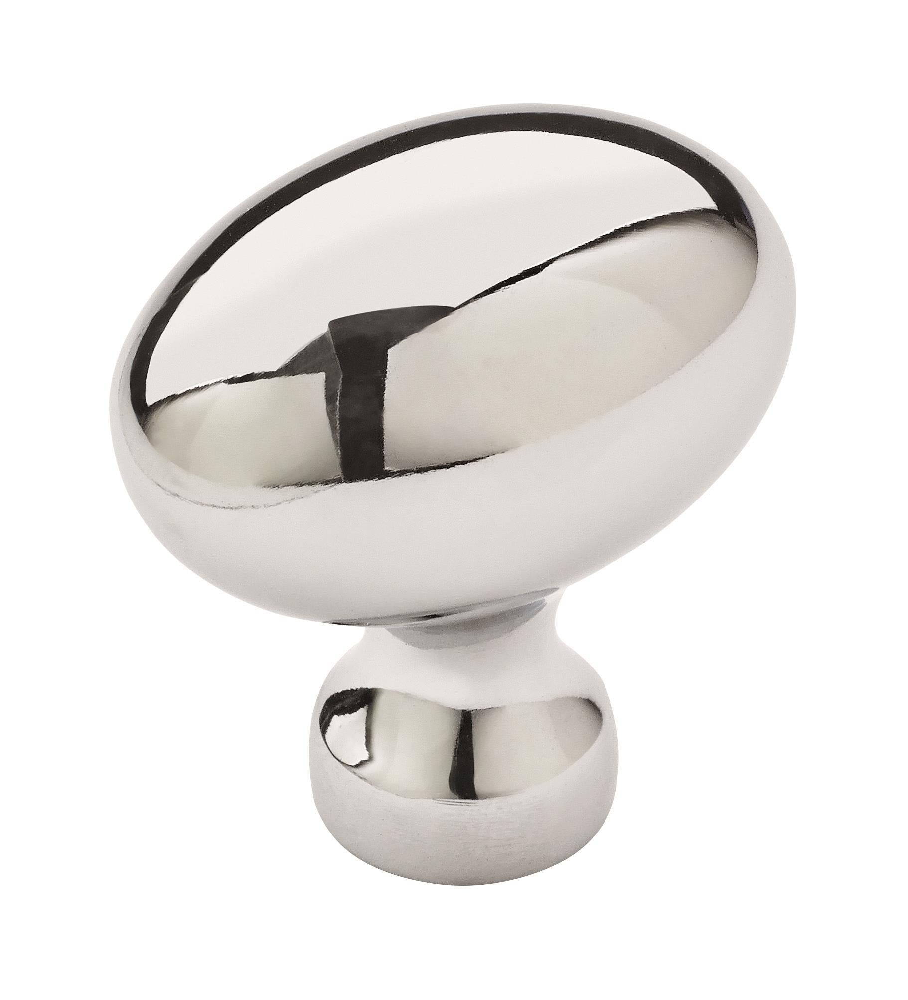 Vaile 1-3/8 inch (35mm) Length Polished Chrome Cabinet Knob
