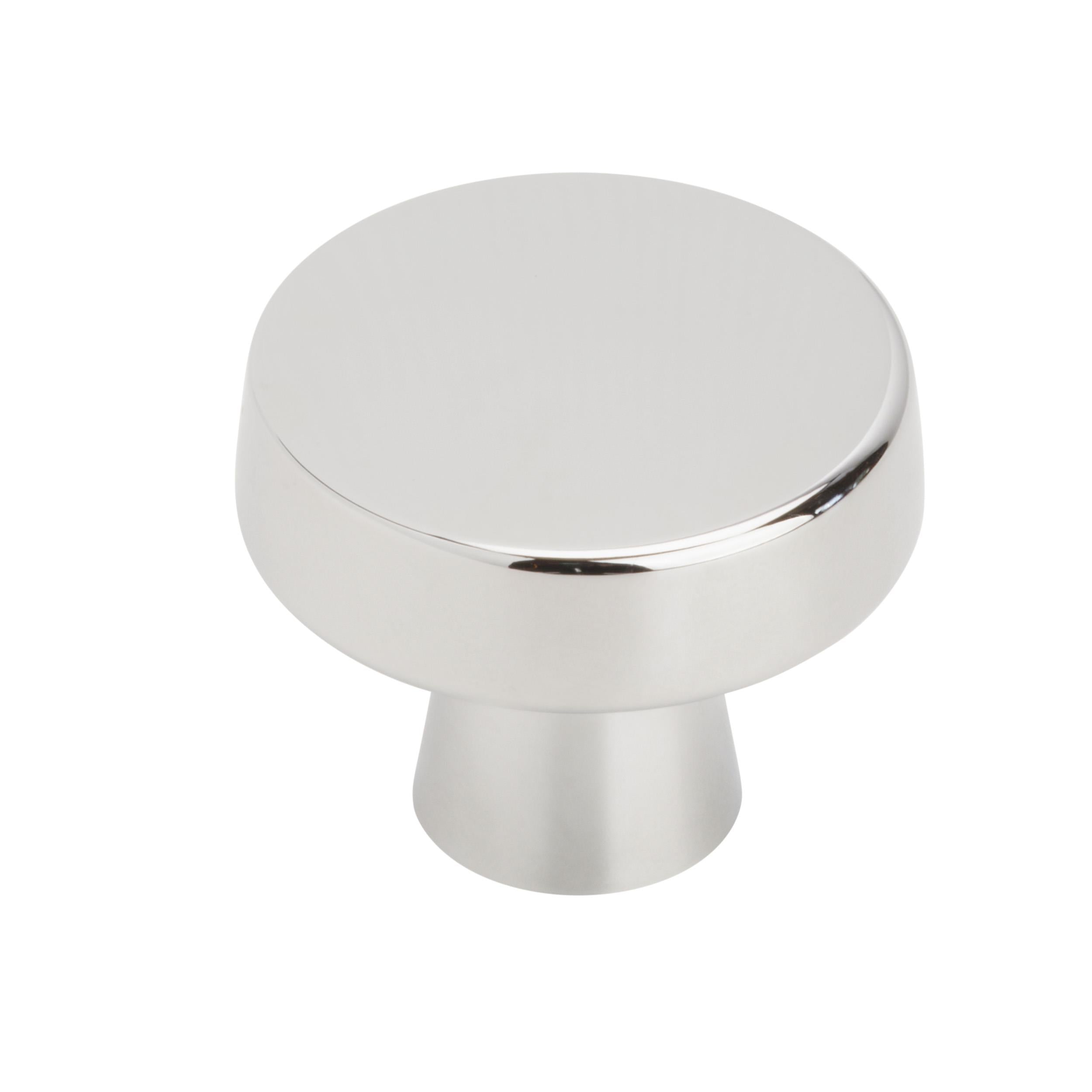 Blackrock 1-5/16 inch (33mm) Diameter Polished Chrome Cabinet Knob