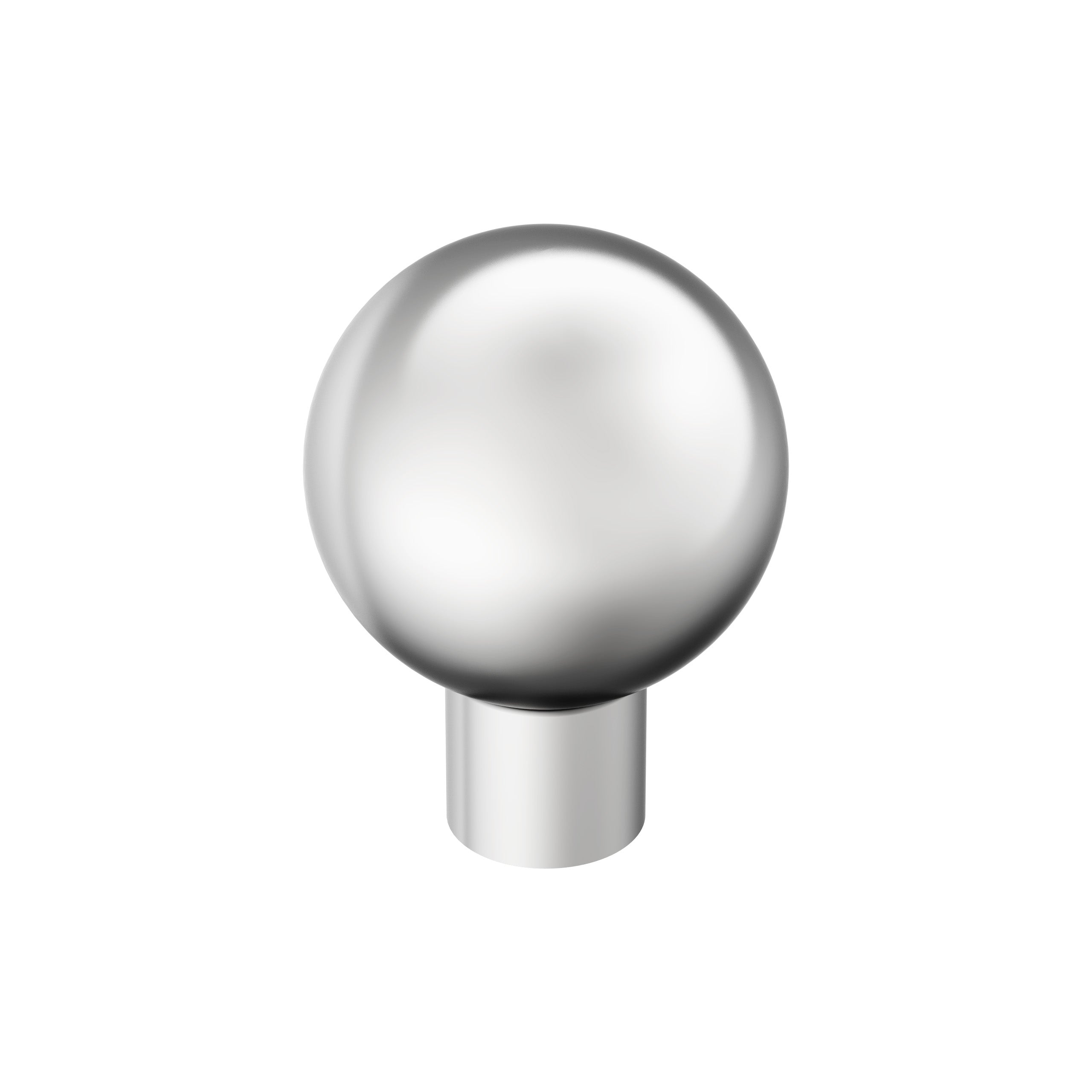 Coble 1-1/8 inch (29mm) Diameter Polished Chrome Cabinet Knob
