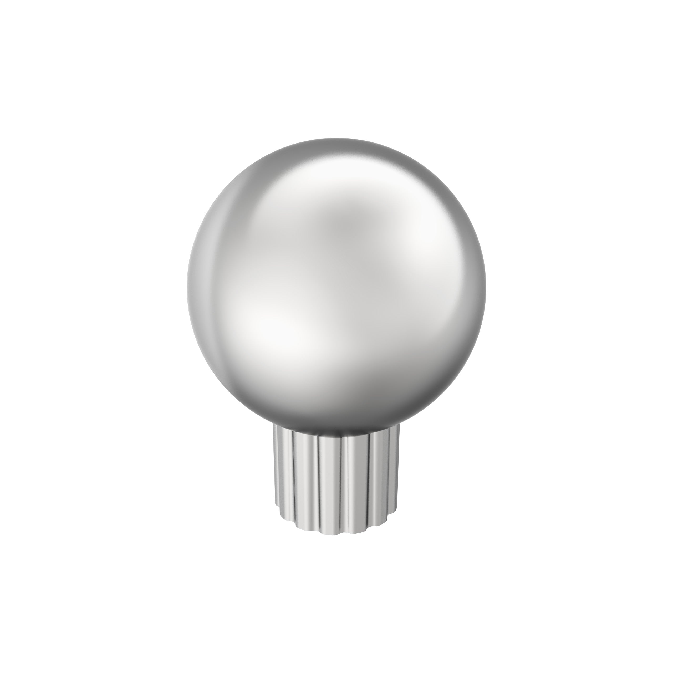 Cowrie 1-1/8 inch (29mm) Diameter Polished Chrome Cabinet Knob