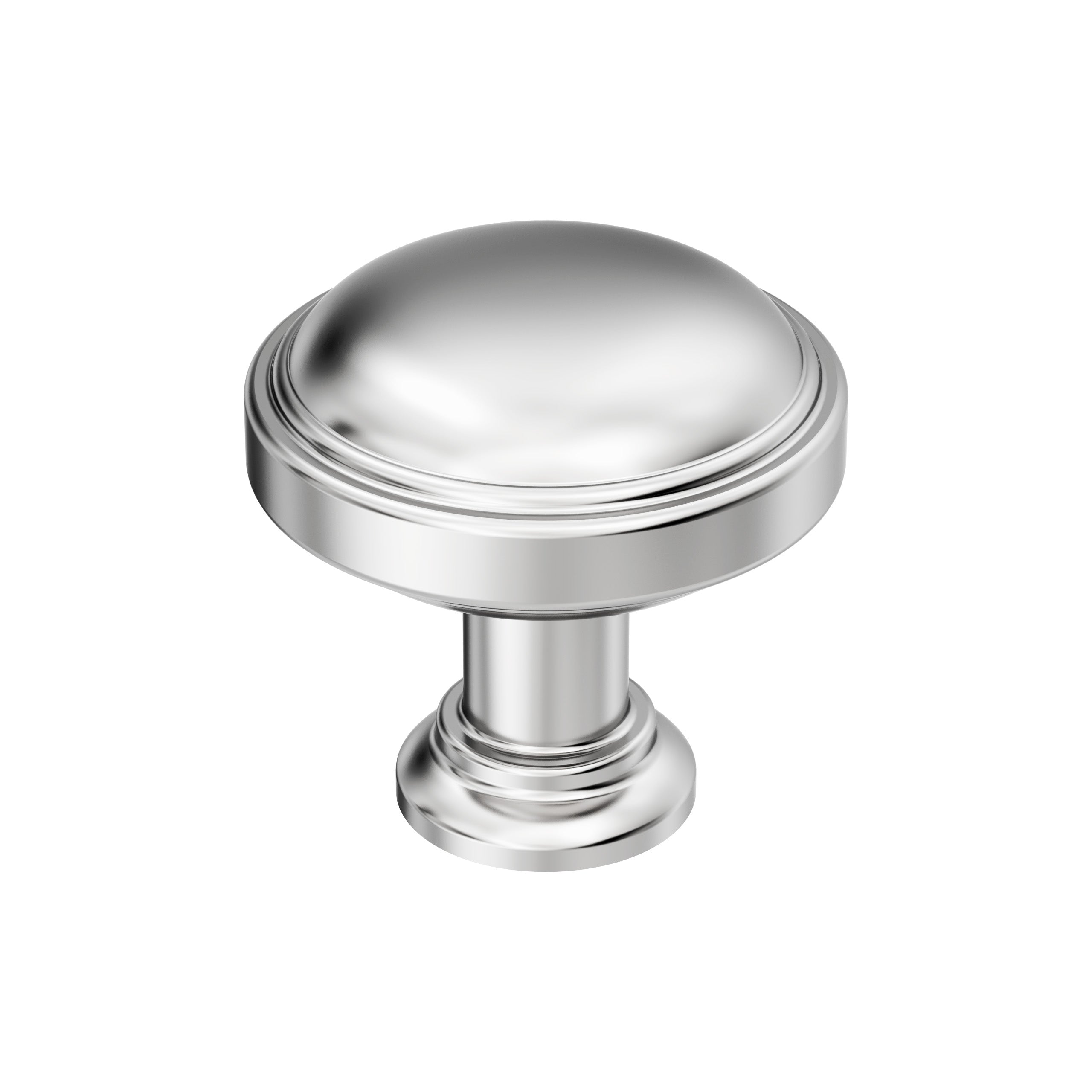 Enlivity 1-1/4 inch (32mm) Diameter Polished Chrome Cabinet Knob