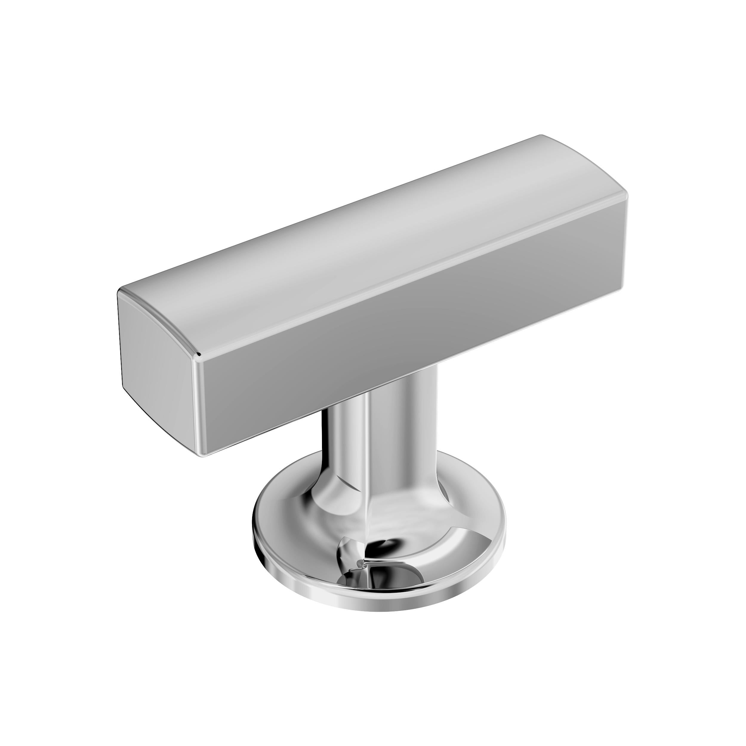 Everett 1-3/4 inch (44mm) Length Polished Chrome Cabinet Knob