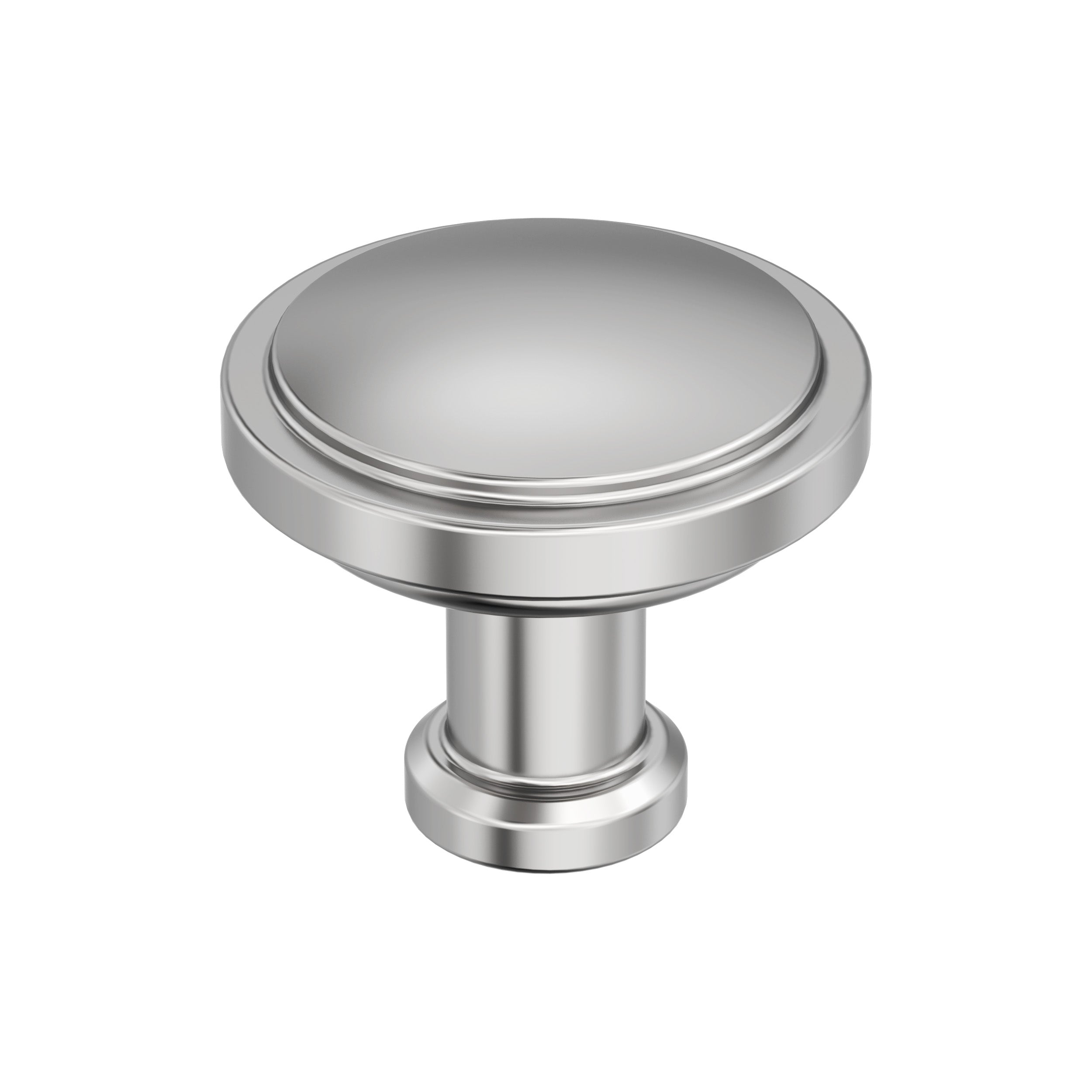 Faircrest 1-1/4 inch (32mm) Diameter Polished Chrome Cabinet Knob