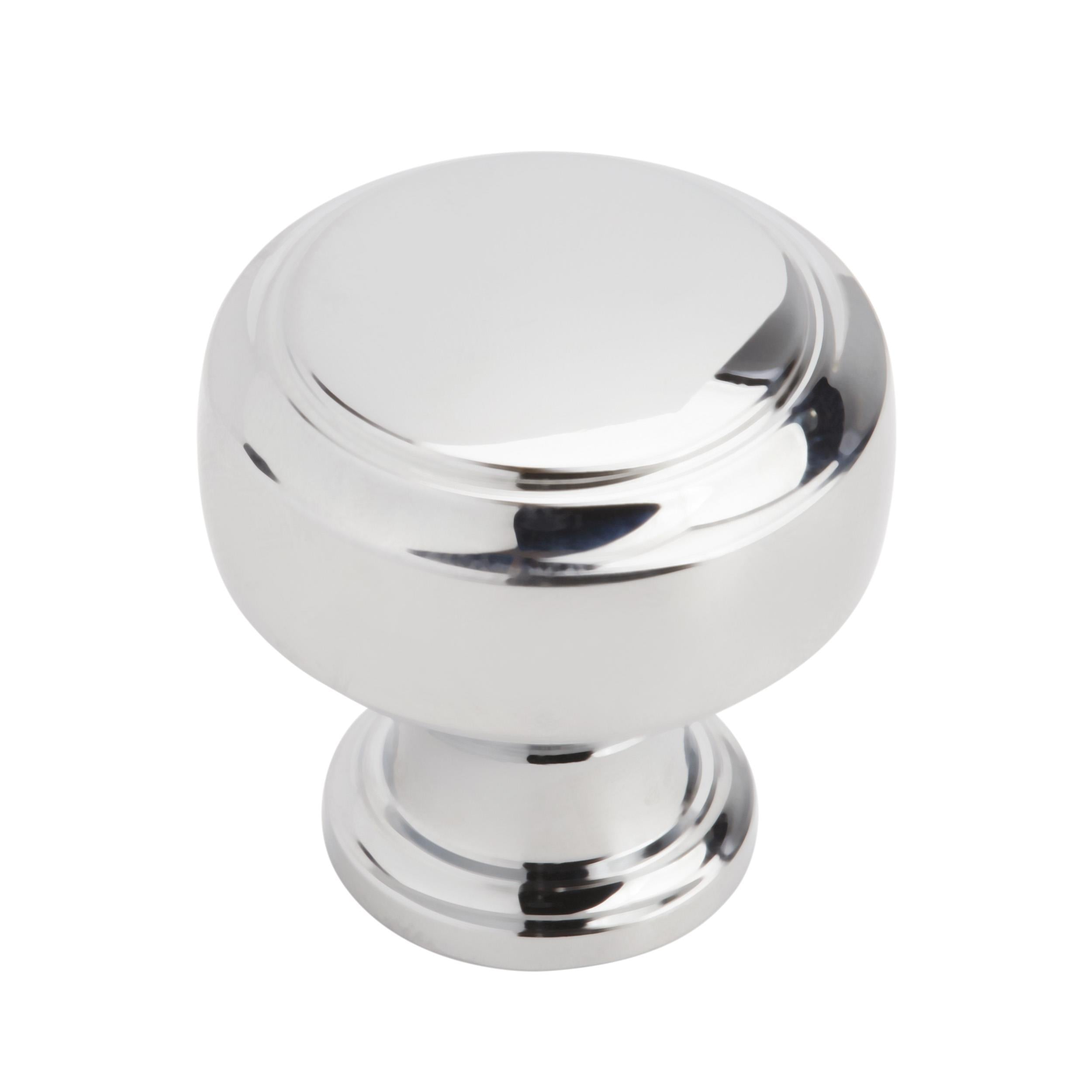 Highland Ridge 1-3/16 inch (30mm) Diameter Polished Chrome Cabinet Knob