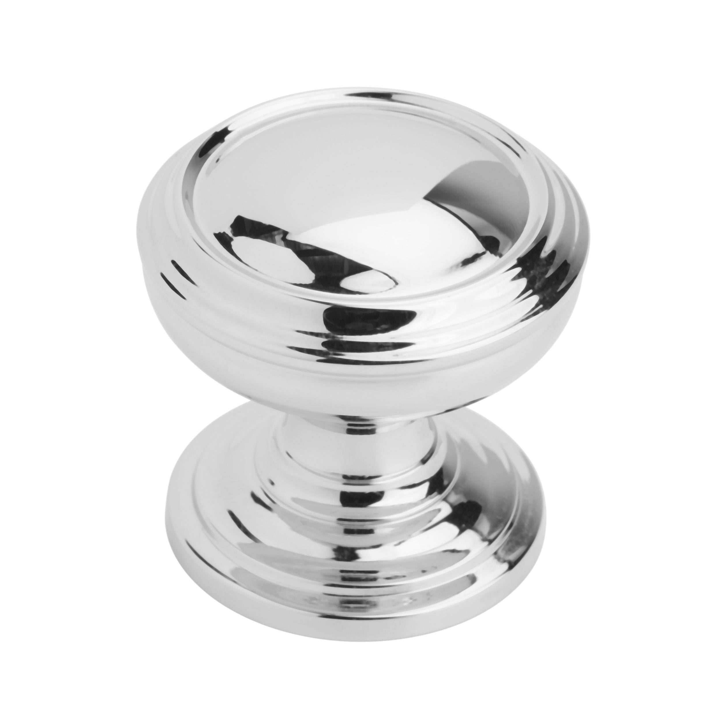 Revitalize 1-1/4 inch (32mm) Diameter Polished Chrome Cabinet Knob