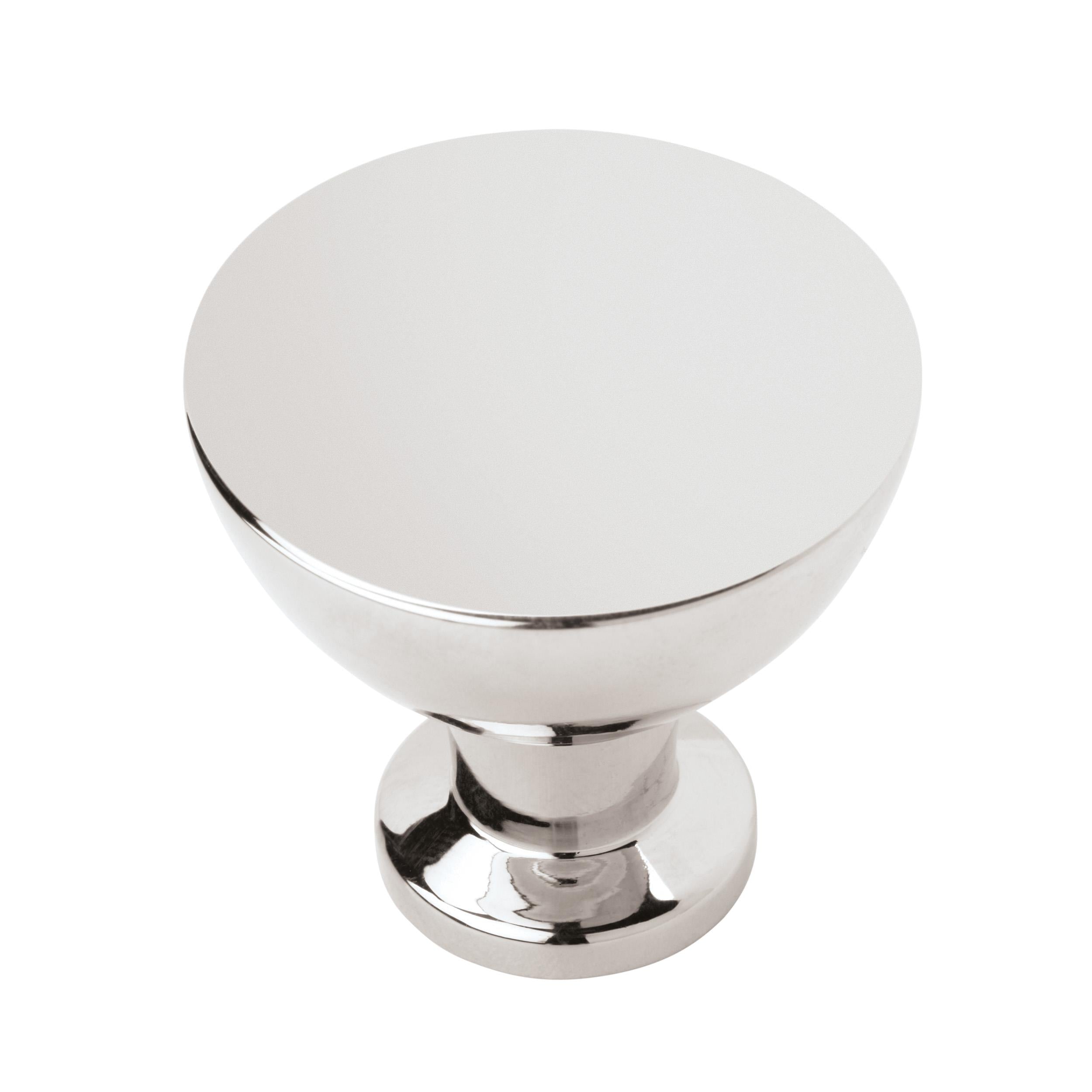 Grail 1-1/4 inch (32mm) Diameter Polished Chrome Cabinet Knob