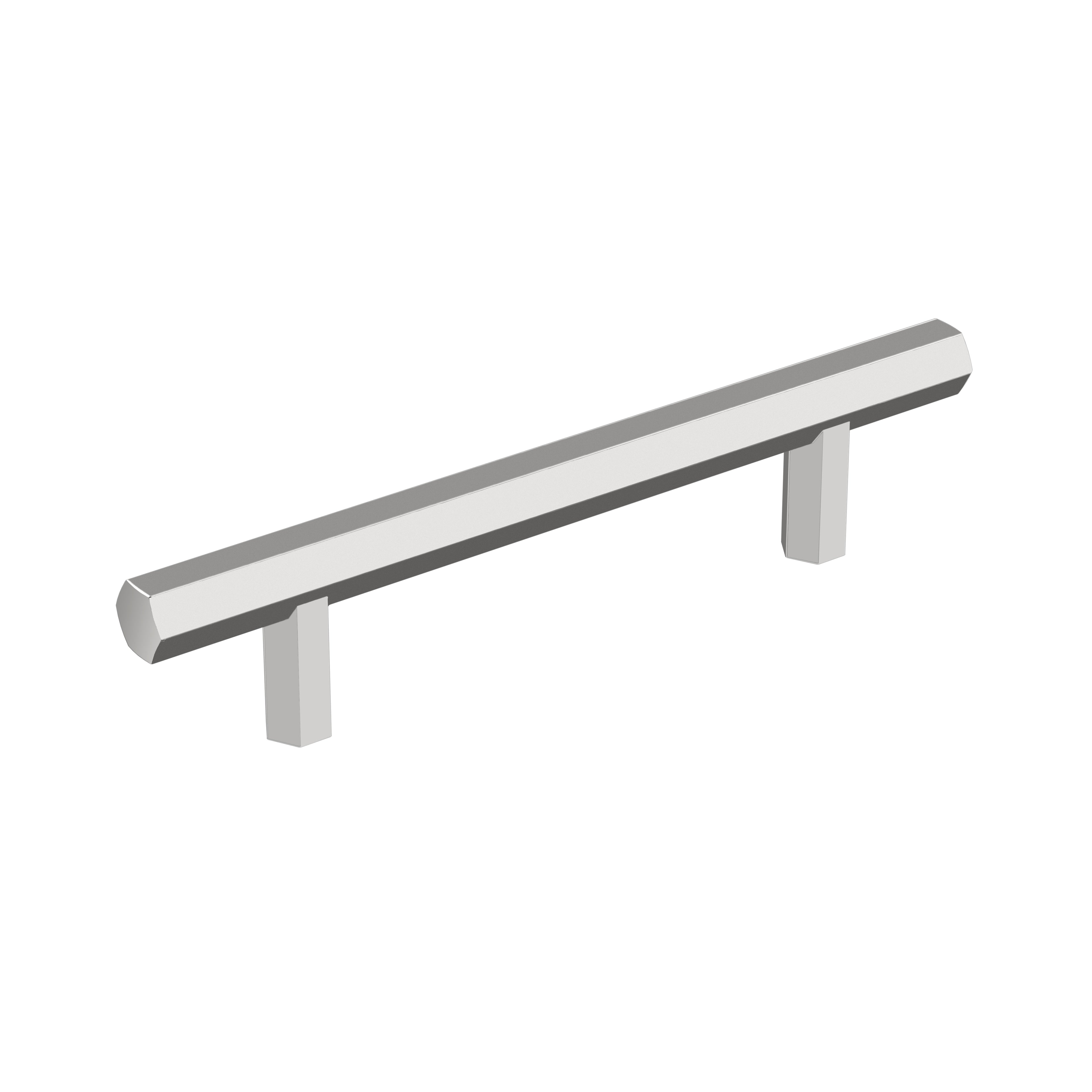 Caliber 3-3/4 inch (96mm) Center-to-Center Polished Chrome Cabinet Pull