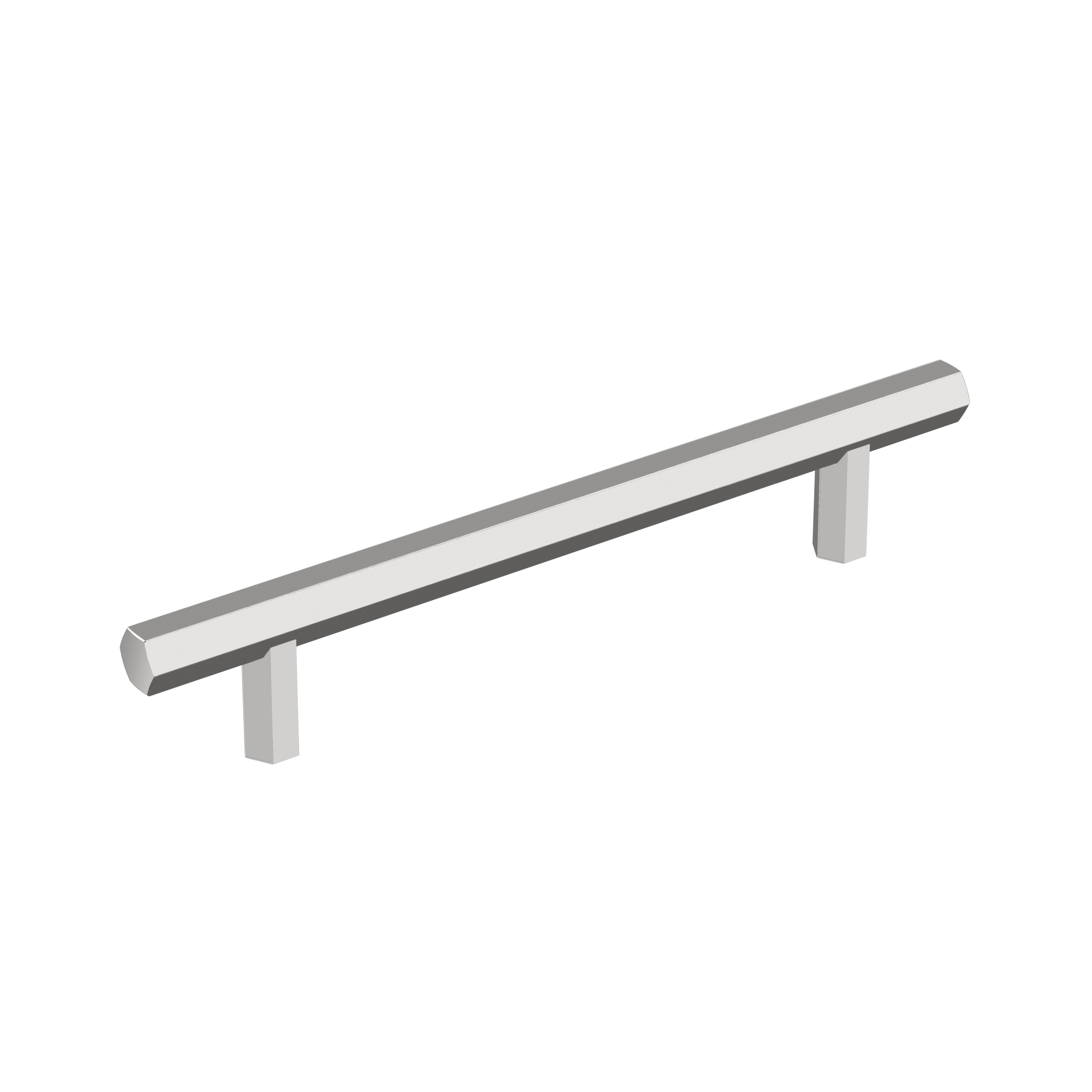 Caliber 5-1/16 inch (128mm) Center-to-Center Polished Chrome Cabinet Pull