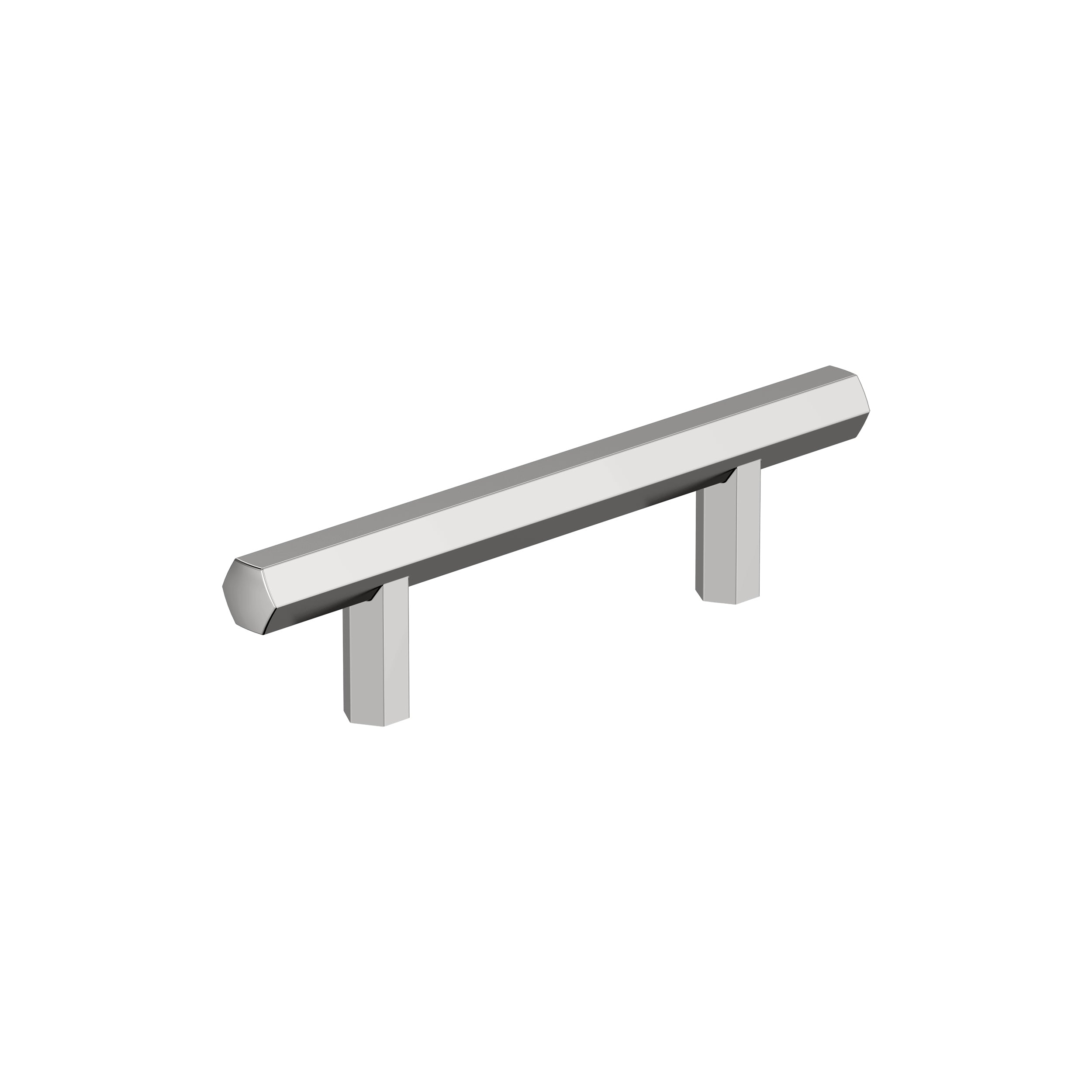Caliber 3 inch (76mm) Center-to-Center Polished Chrome Cabinet Pull