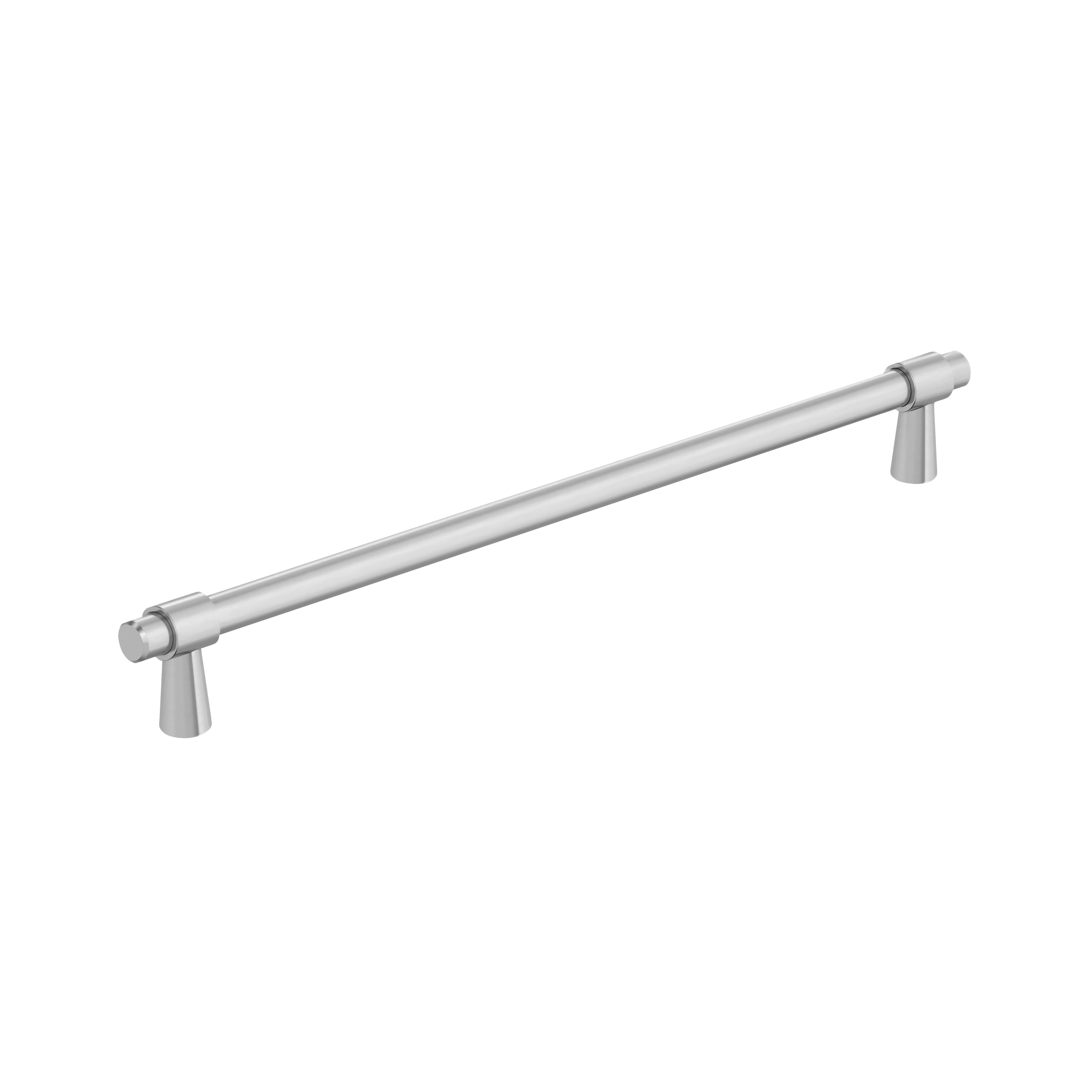 Destine 8-13/16 inch (224mm) Center-to-Center Polished Chrome Cabinet Pull
