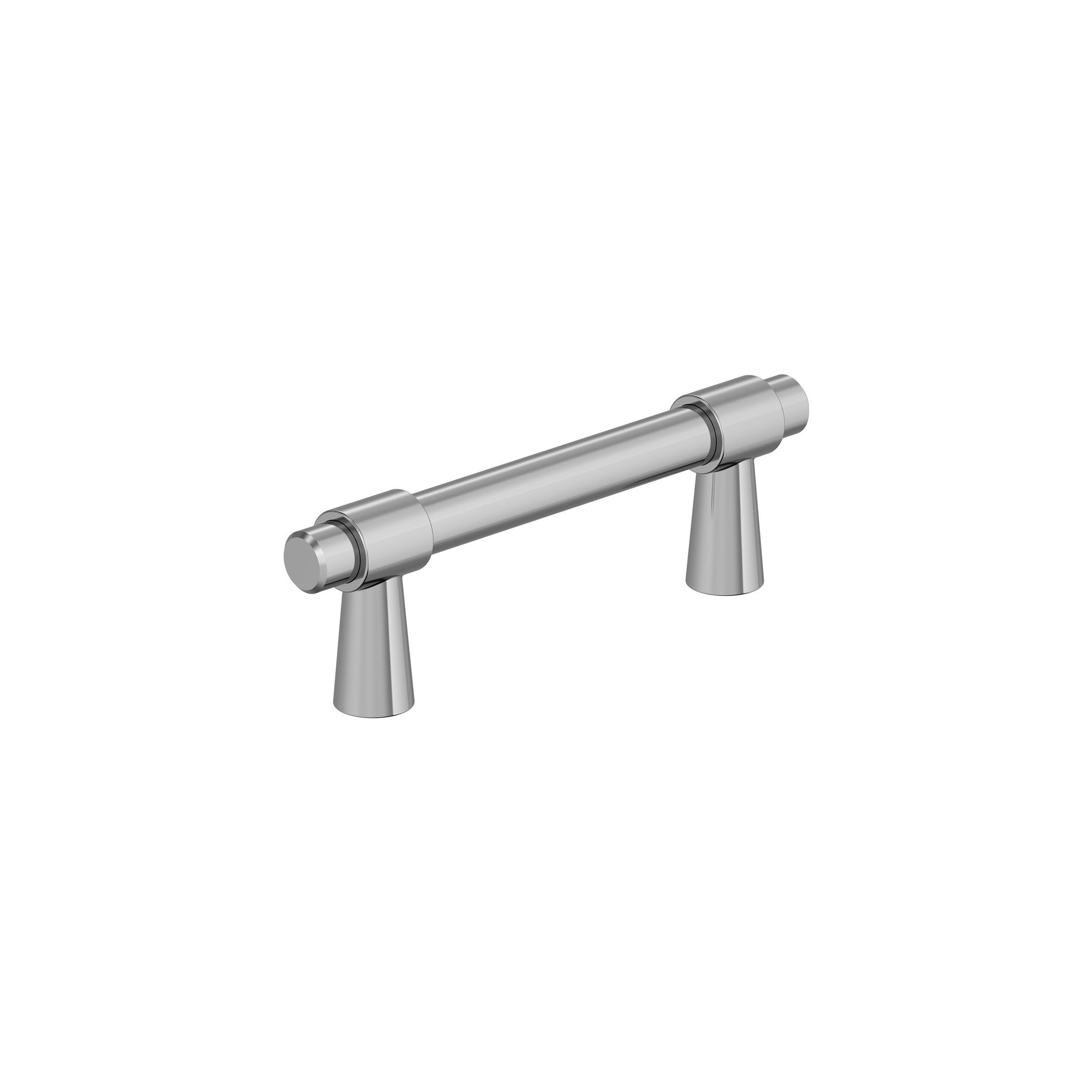 Destine 3 inch (76mm) Center-to-Center Polished Chrome Cabinet Pull