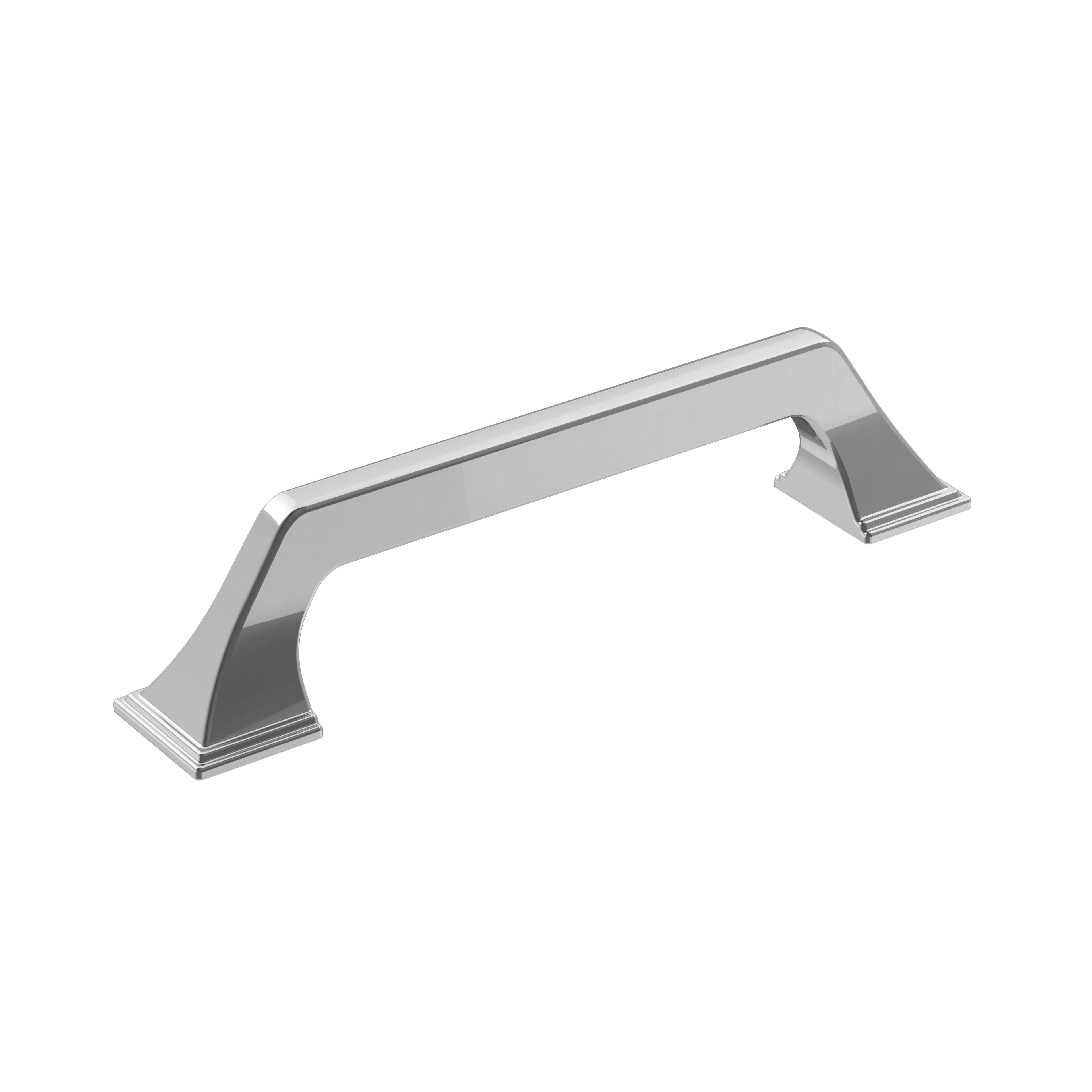 Exceed 5-1/16 inch (128mm) Center-to-Center Polished Chrome Cabinet Pull