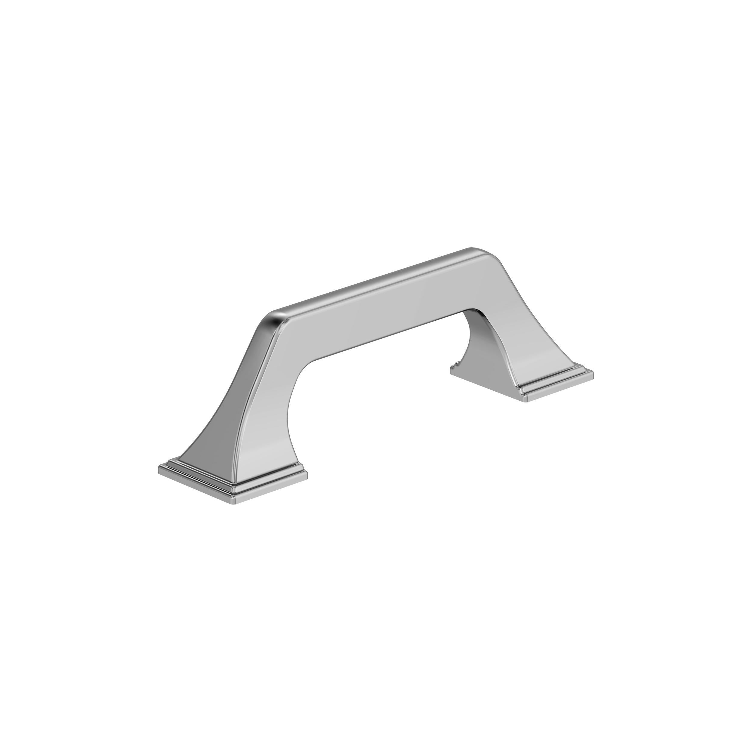 Exceed 3 inch (76mm) Center-to-Center Polished Chrome Cabinet Pull