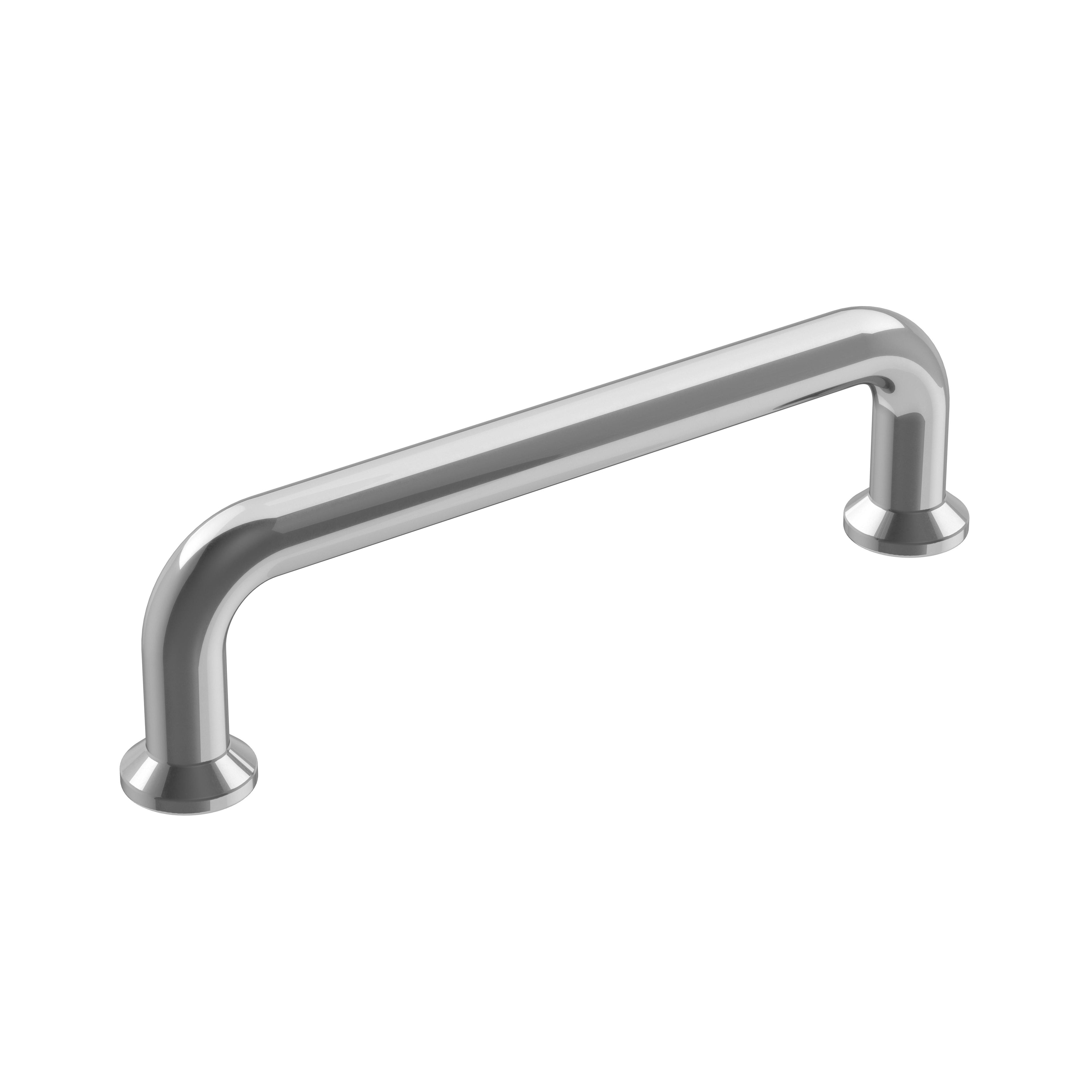 Factor 3-3/4 inch (96mm) Center-to-Center Polished Chrome Cabinet Pull