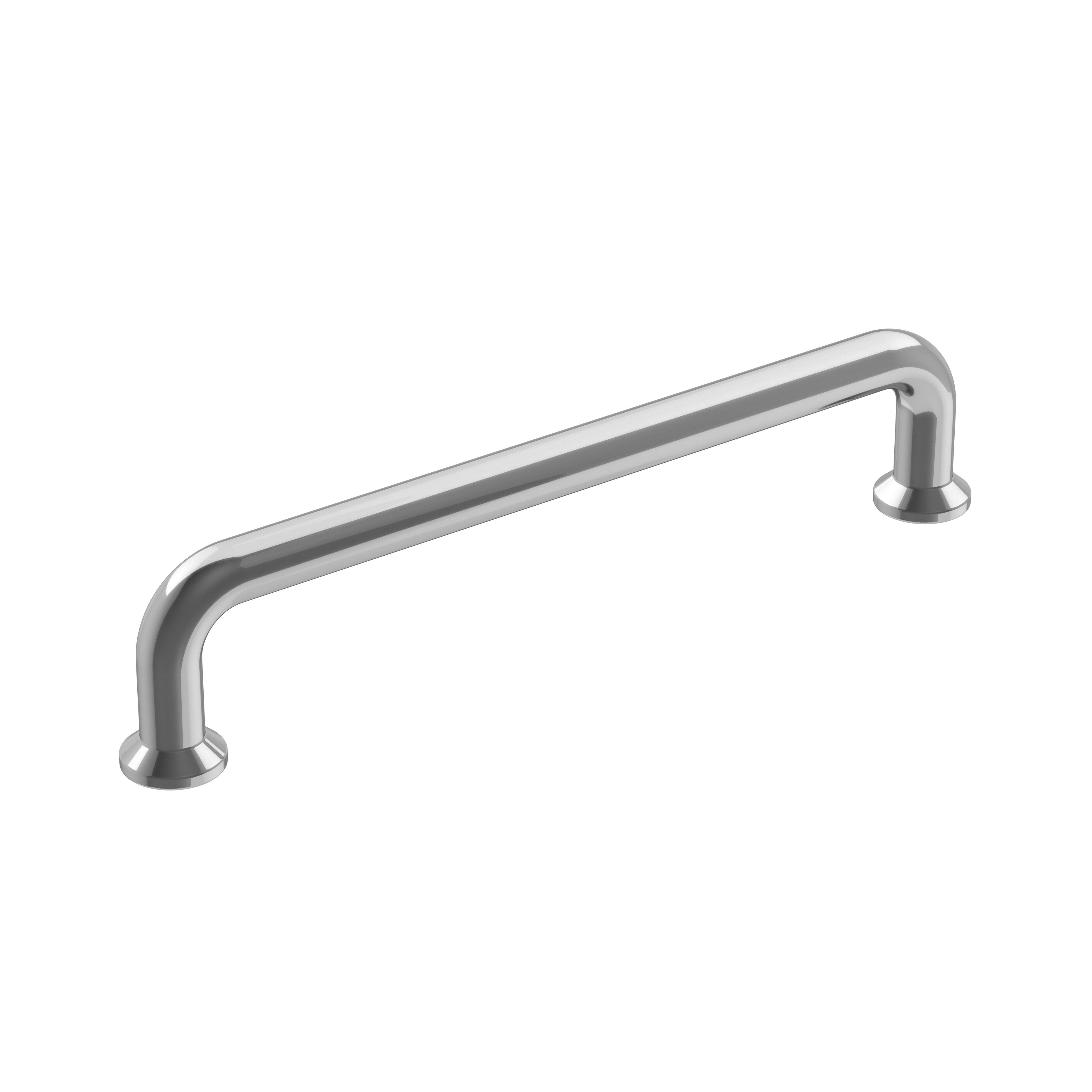 Factor 5-1/16 inch (128mm) Center-to-Center Polished Chrome Cabinet Pull