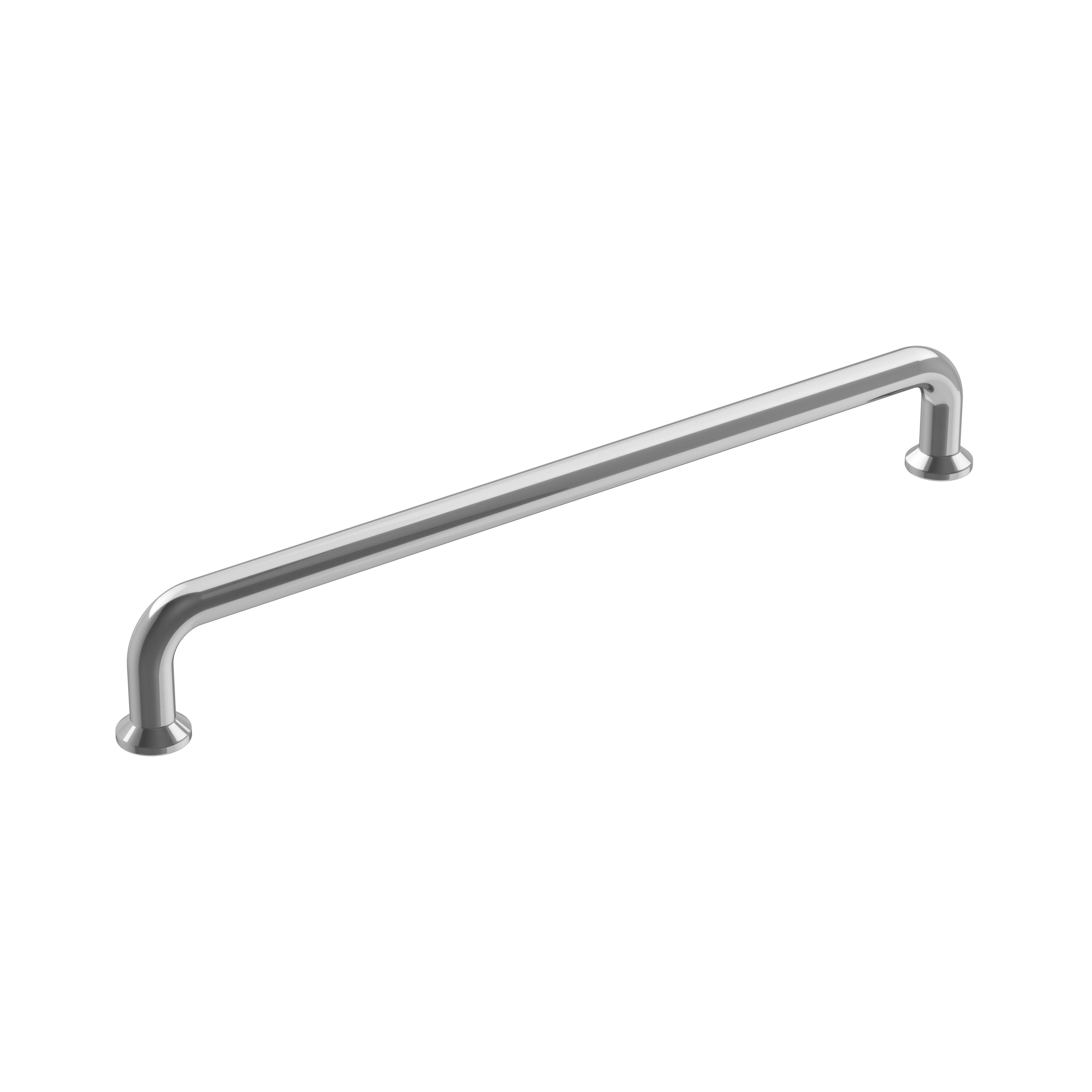 Factor 7-9/16 inch (192mm) Center-to-Center Polished Chrome Cabinet Pull