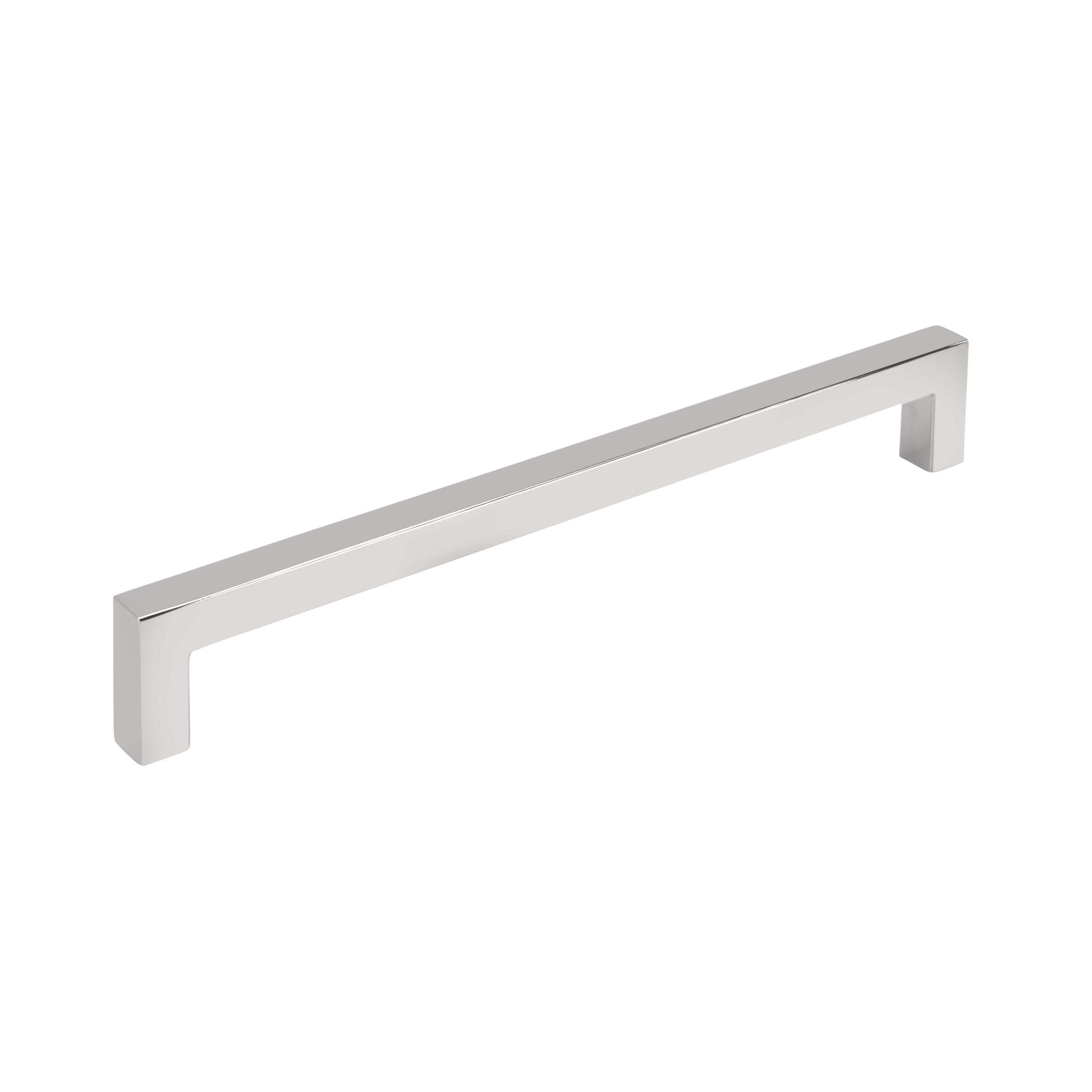 Monument 7-9/16 inch (192mm) Center-to-Center Polished Chrome Cabinet Pull