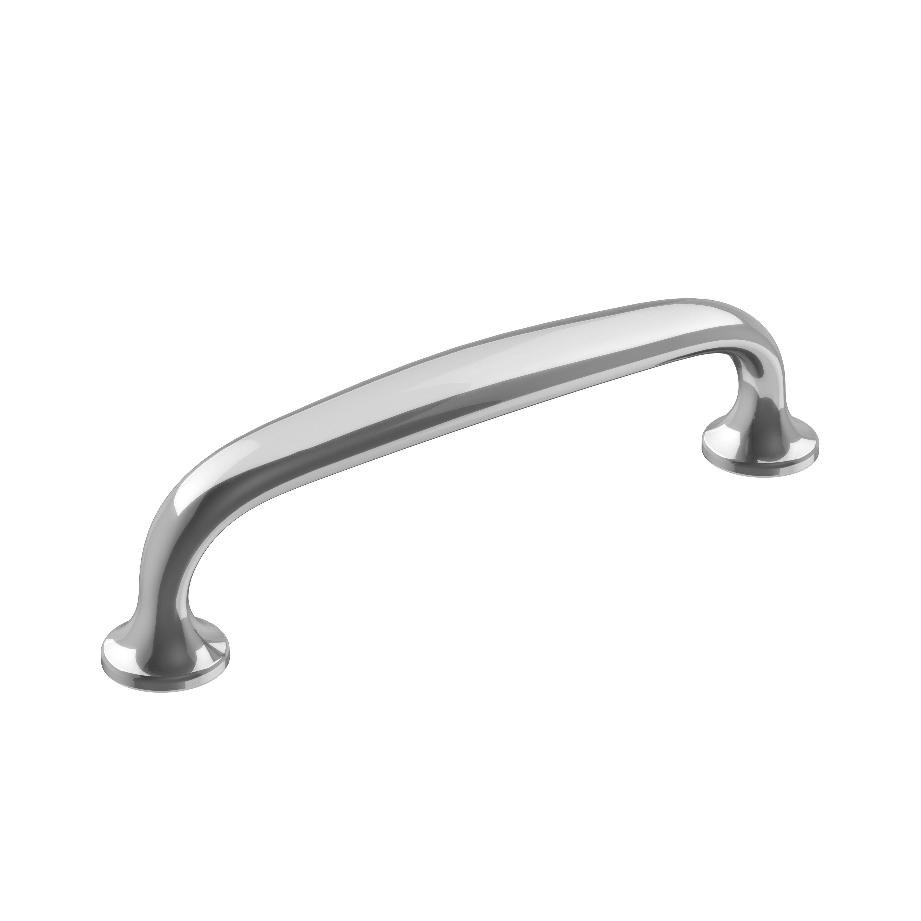 Renown 3-3/4 inch (96mm) Center-to-Center Polished Chrome Cabinet Pull