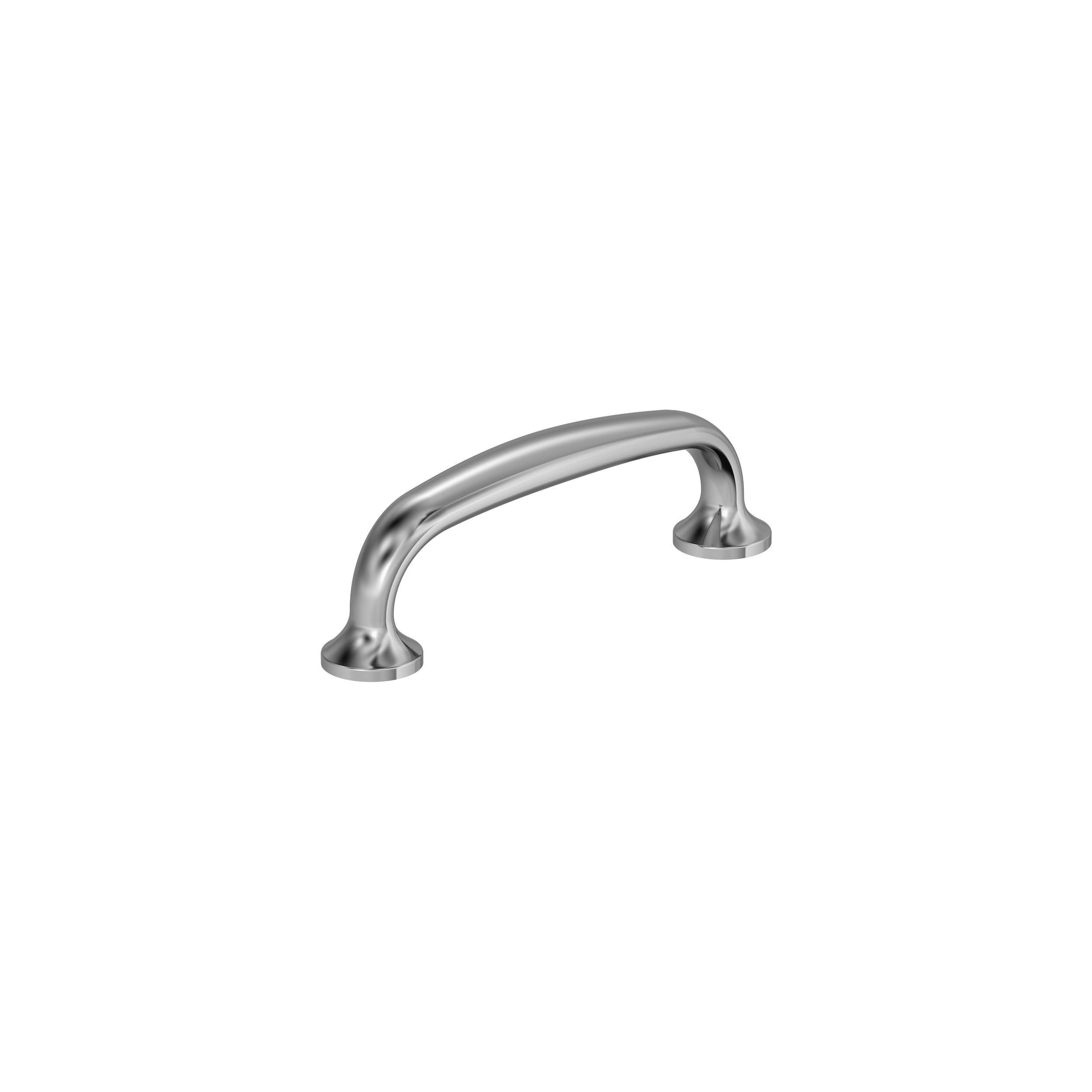 Renown 3 inch (76mm) Center-to-Center Polished Chrome Cabinet Pull