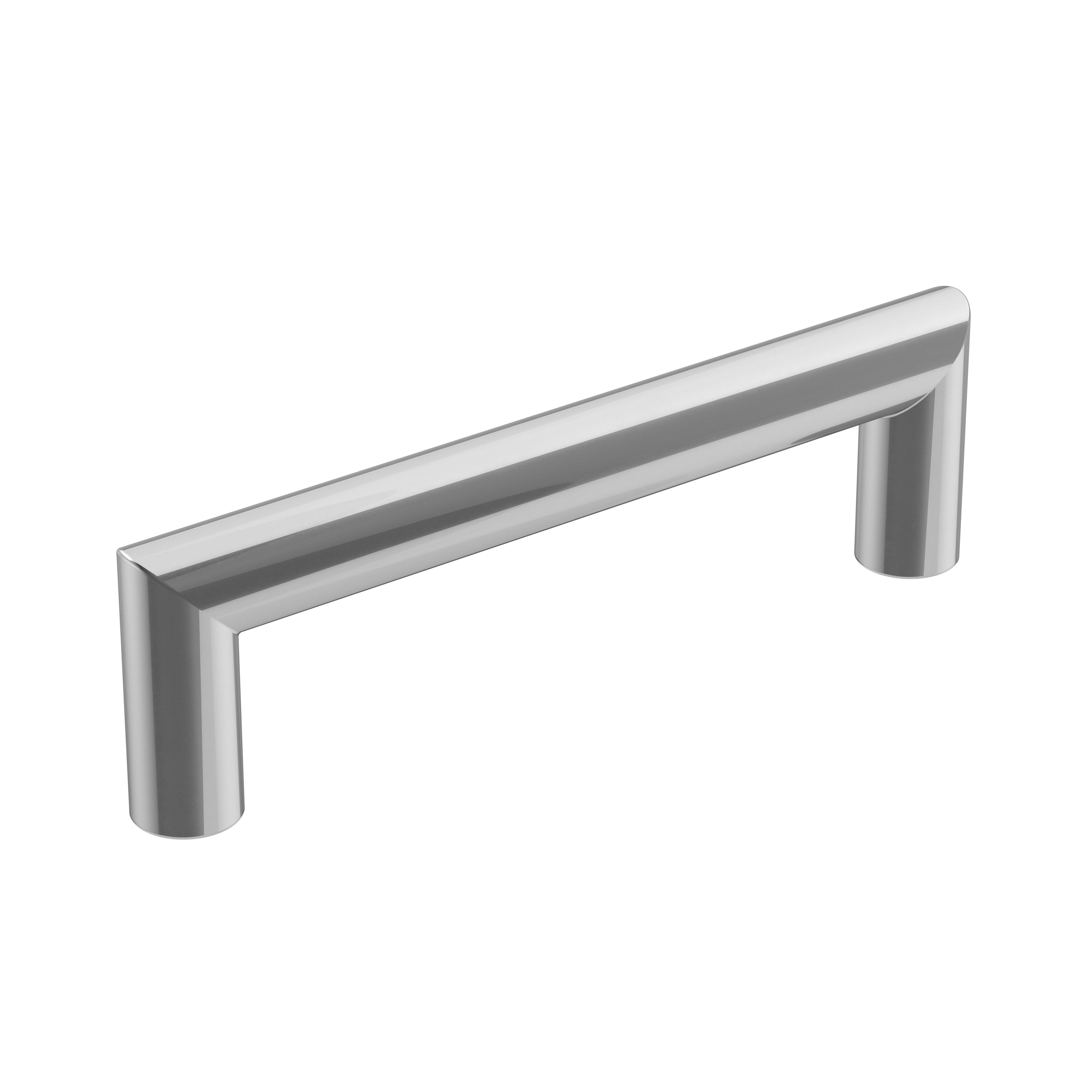 Revolve 3-3/4 inch (96mm) Center-to-Center Polished Chrome Cabinet Pull