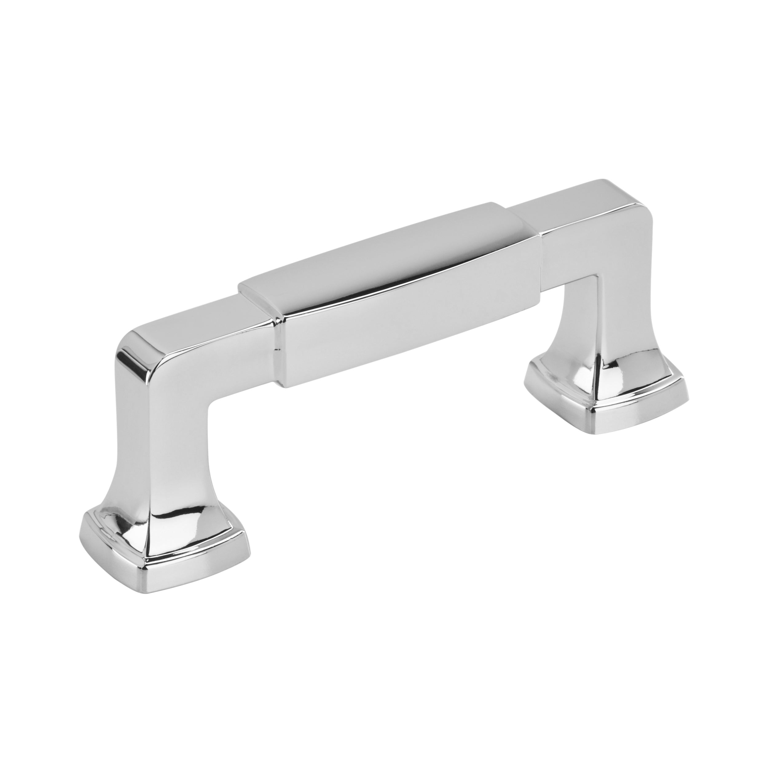 Stature 3 inch (76mm) Center-to-Center Polished Chrome Cabinet Pull