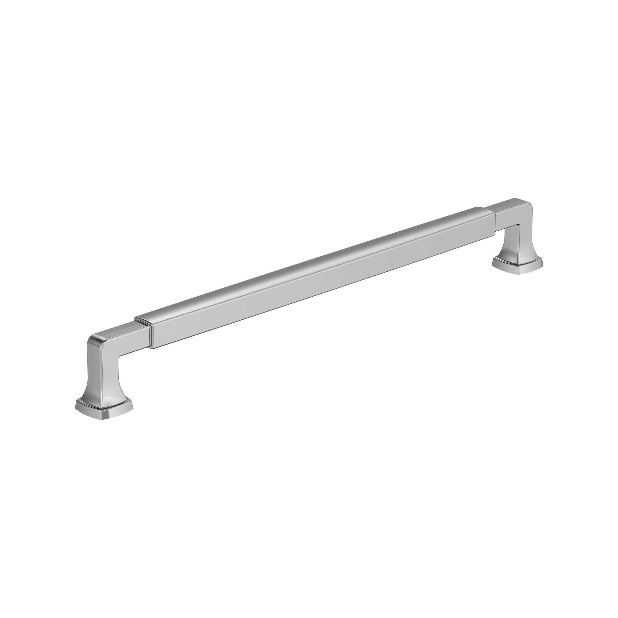 Stature 10-1/16 inch (256mm) Center-to-Center Polished Chrome Cabinet Pull