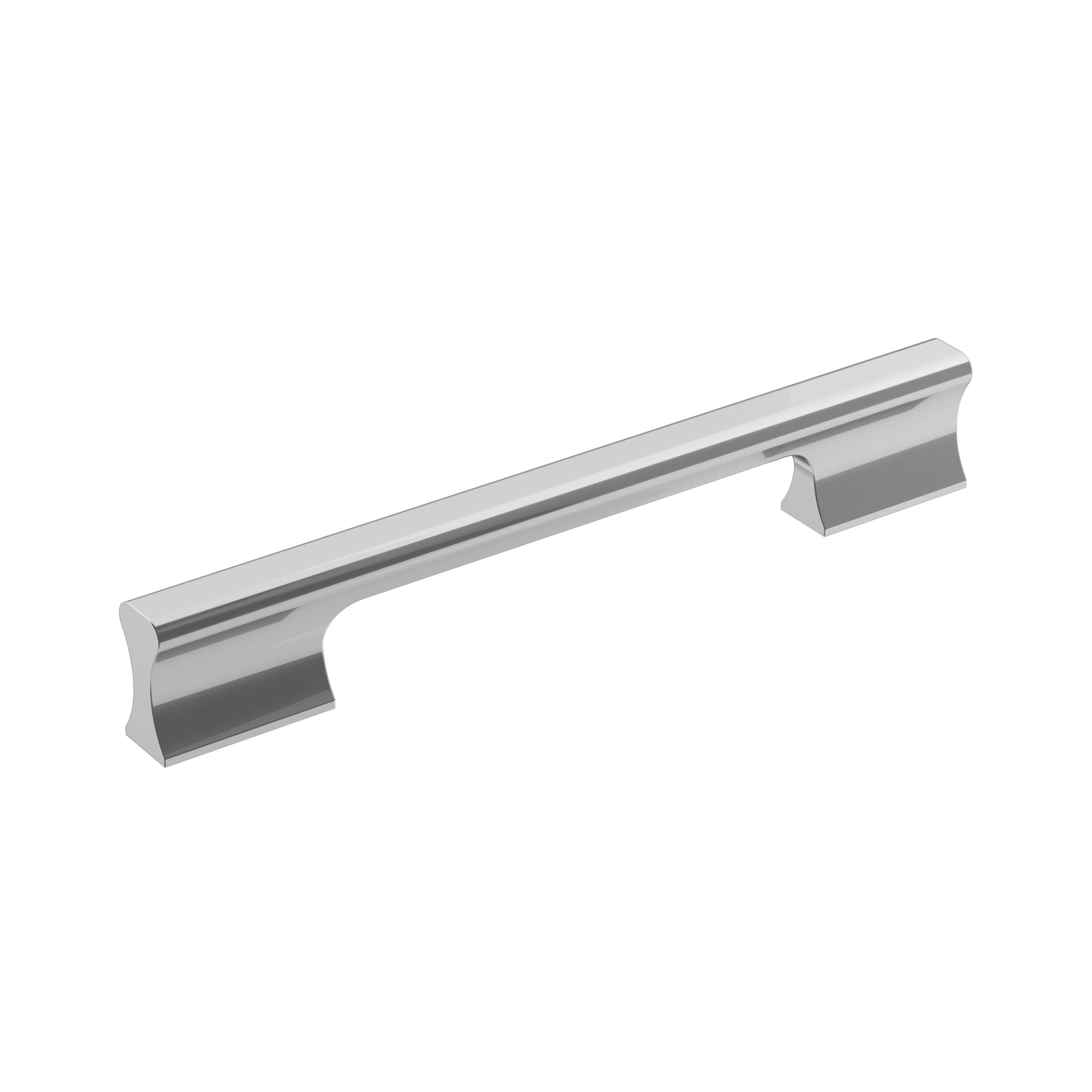 Status 6-5/16 inch (160mm) Center-to-Center Polished Chrome Cabinet Pull