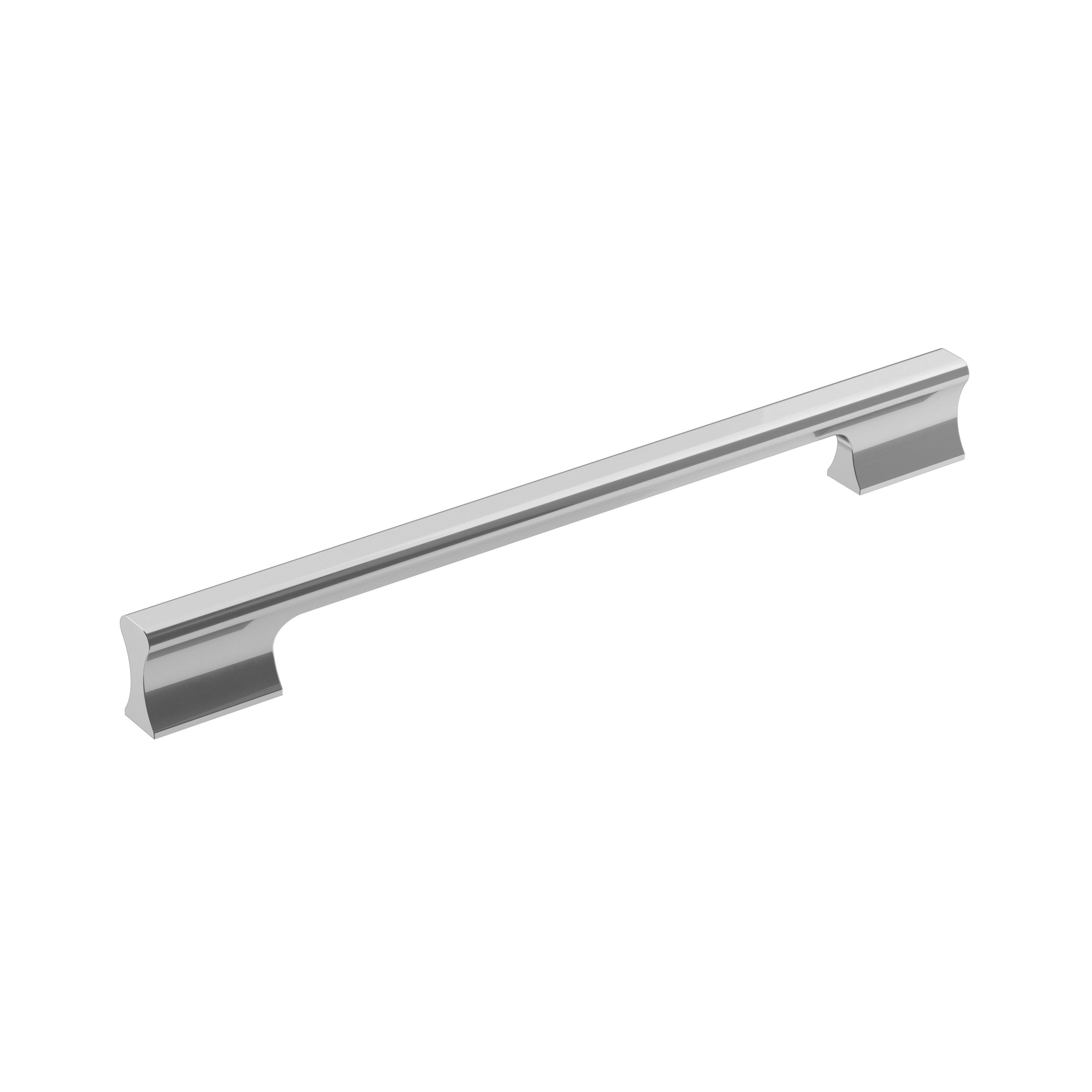 Status 8-13/16 inch (224mm) Center-to-Center Polished Chrome Cabinet Pull