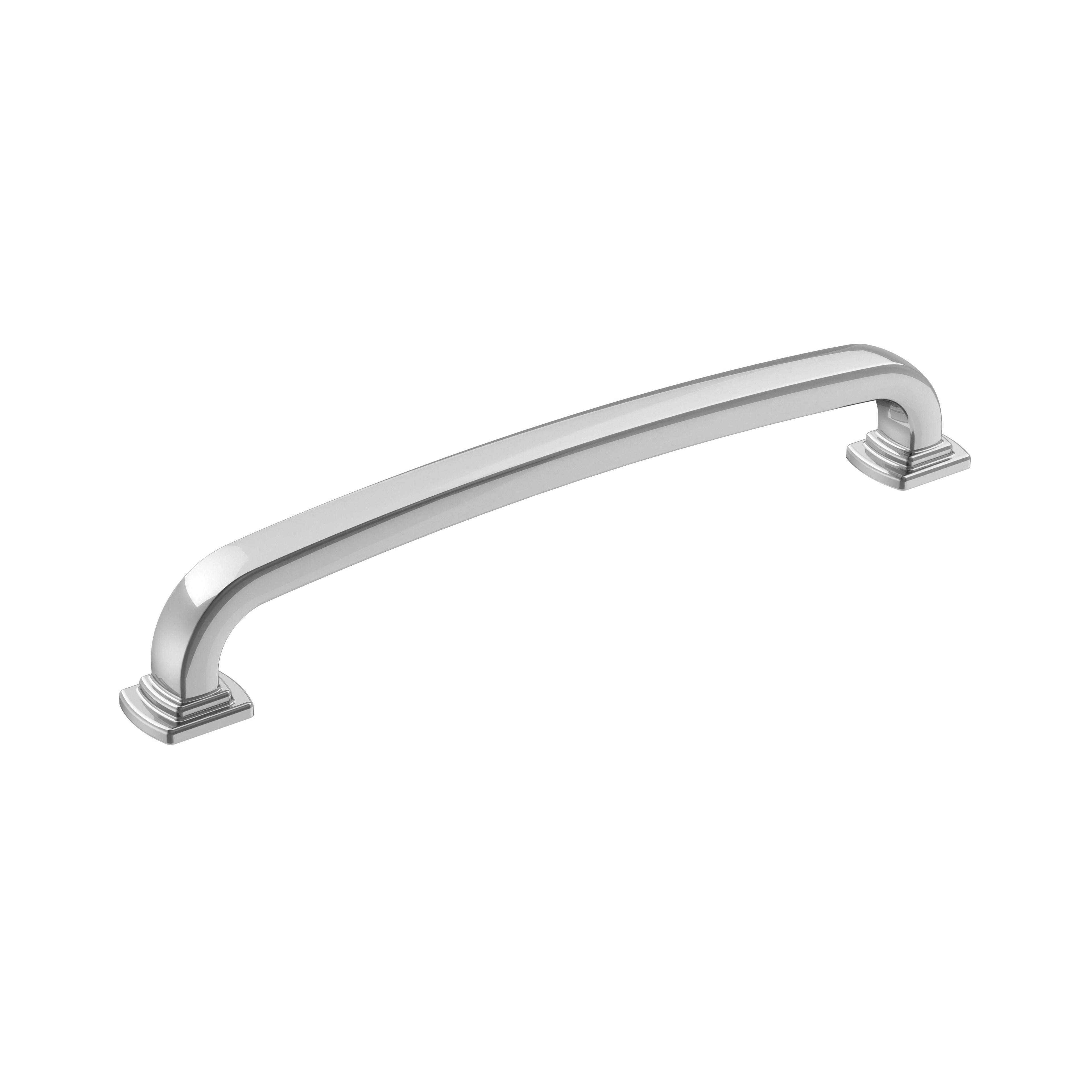 Surpass 6-5/16 inch (160mm) Center-to-Center Polished Chrome Cabinet Pull