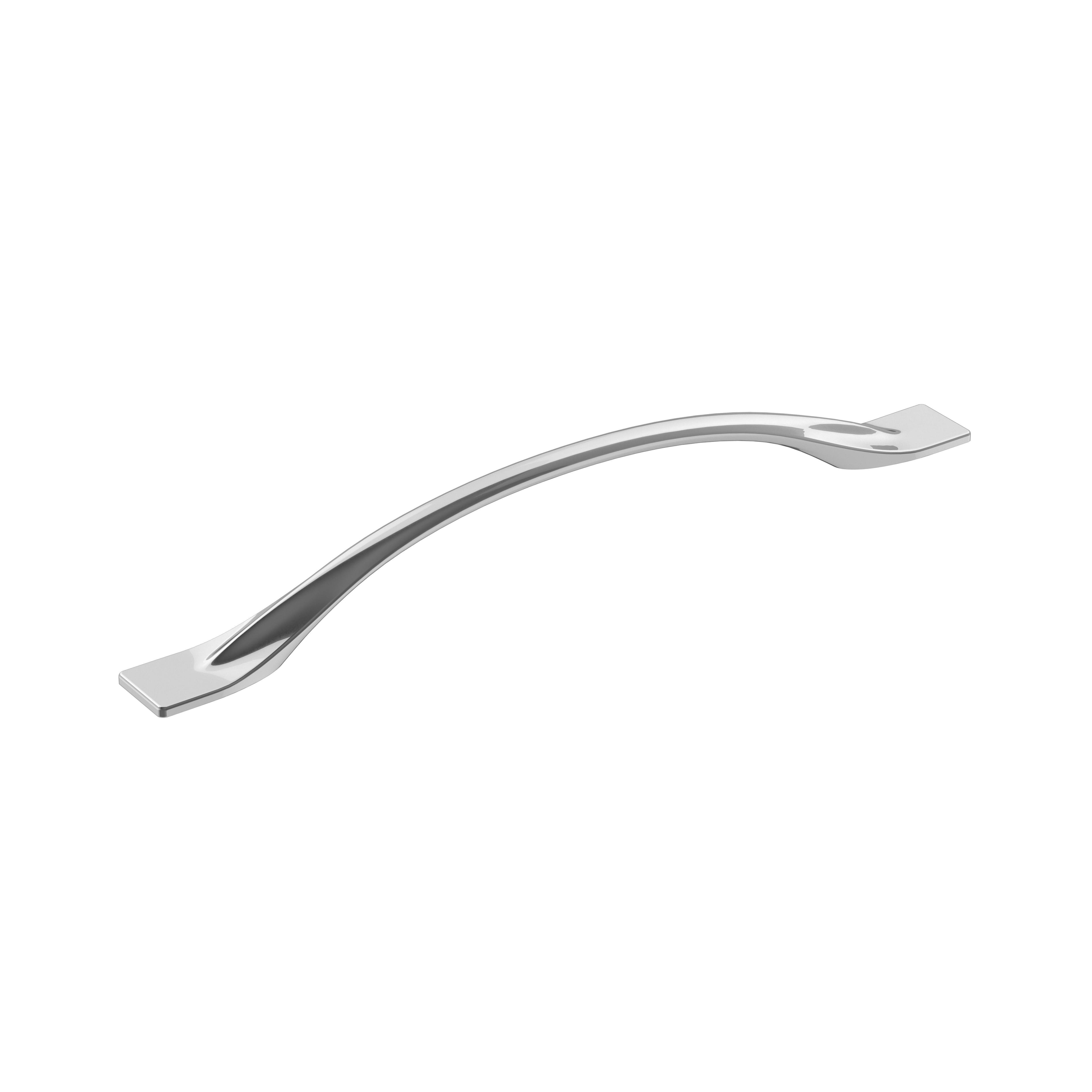 Uprise 7-9/16 inch (192mm) Center-to-Center Polished Chrome Cabinet Pull