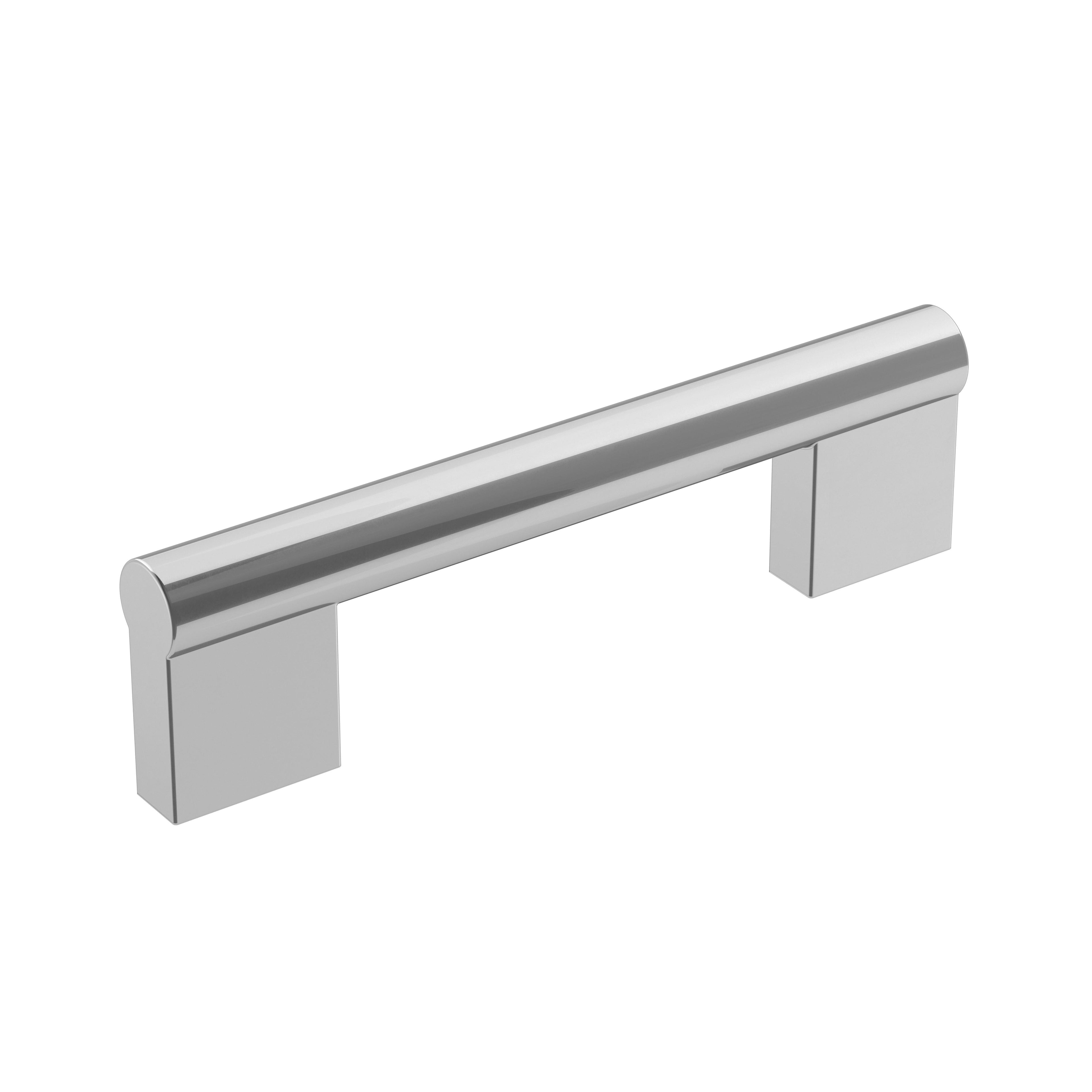 Versa 3-3/4 inch (96mm) Center-to-Center Polished Chrome Cabinet Pull