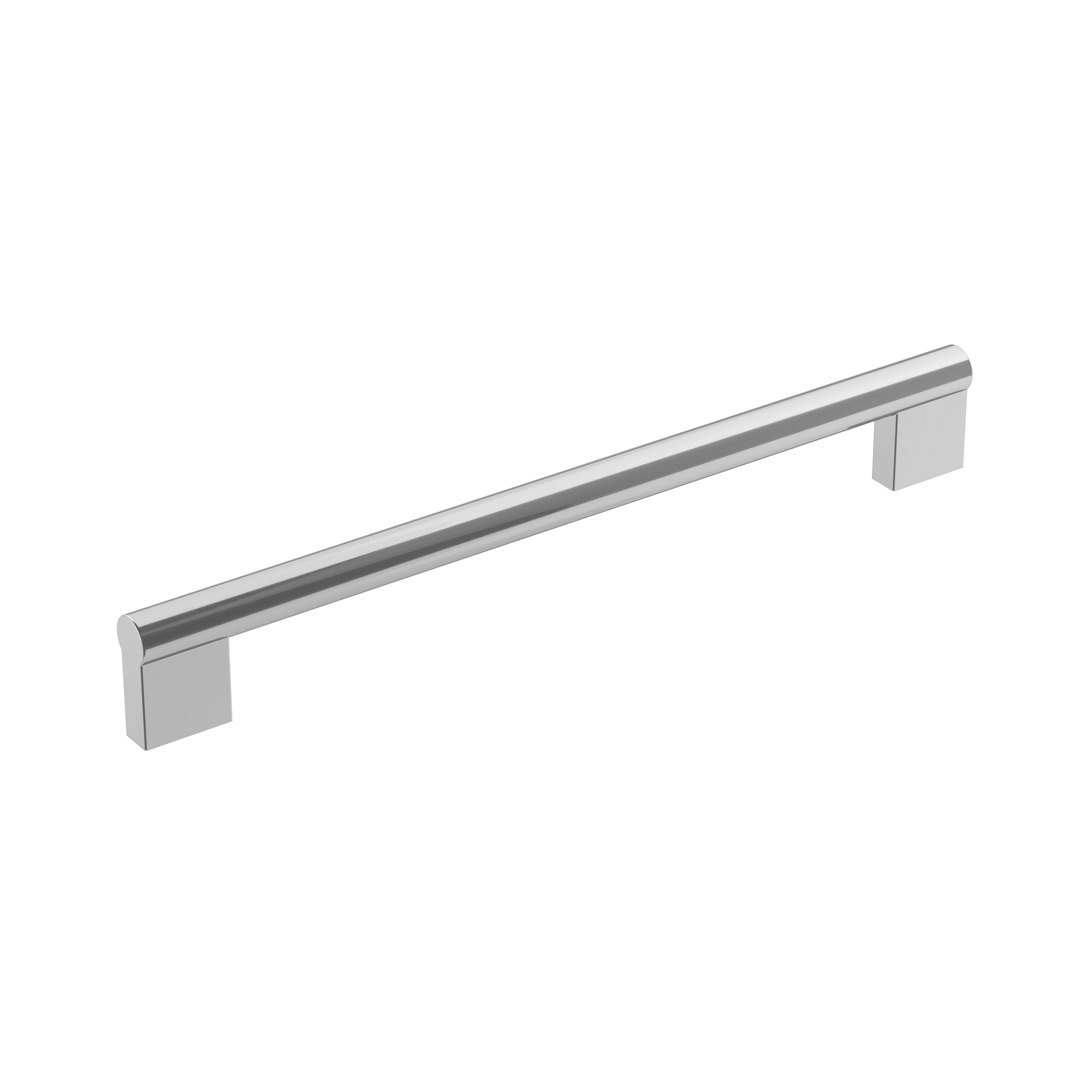 Versa 8-13/16 inch (224mm) Center-to-Center Polished Chrome Cabinet Pull