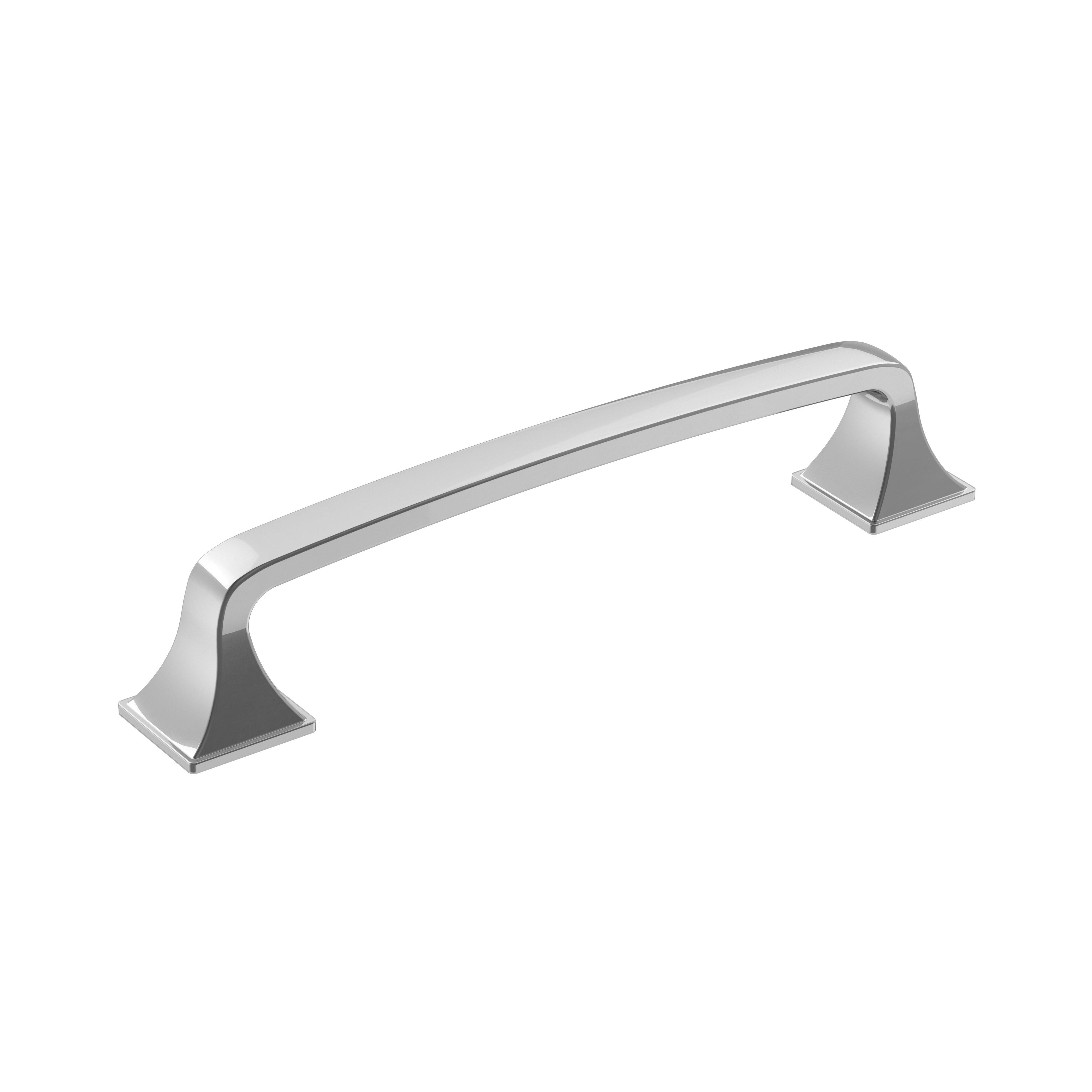Ville 5-1/16 inch (128mm) Center-to-Center Polished Chrome Cabinet Pull
