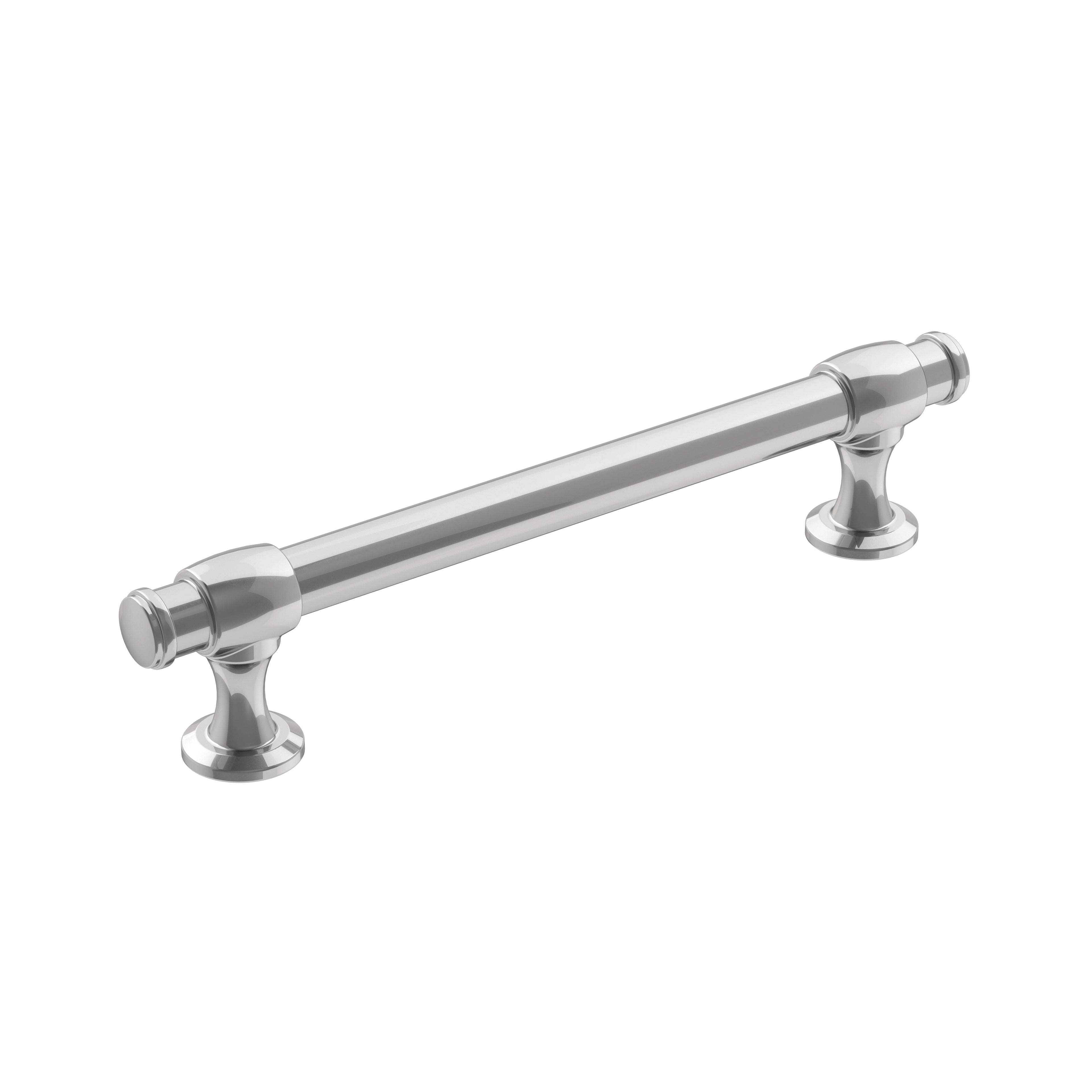 Winsome 5-1/16 inch (128mm) Center-to-Center Polished Chrome Cabinet Pull