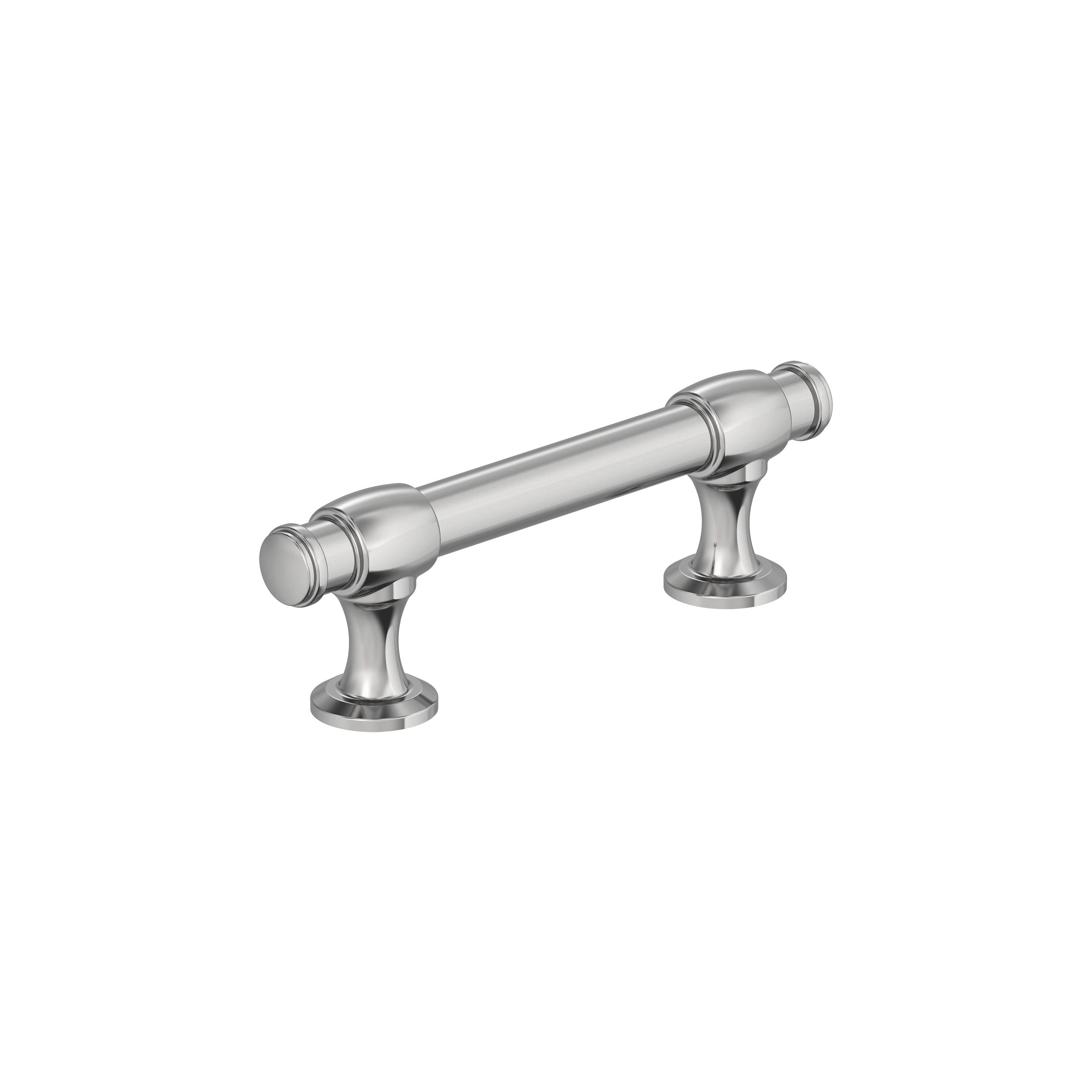 Winsome 3 inch (76mm) Center-to-Center Polished Chrome Cabinet Pull