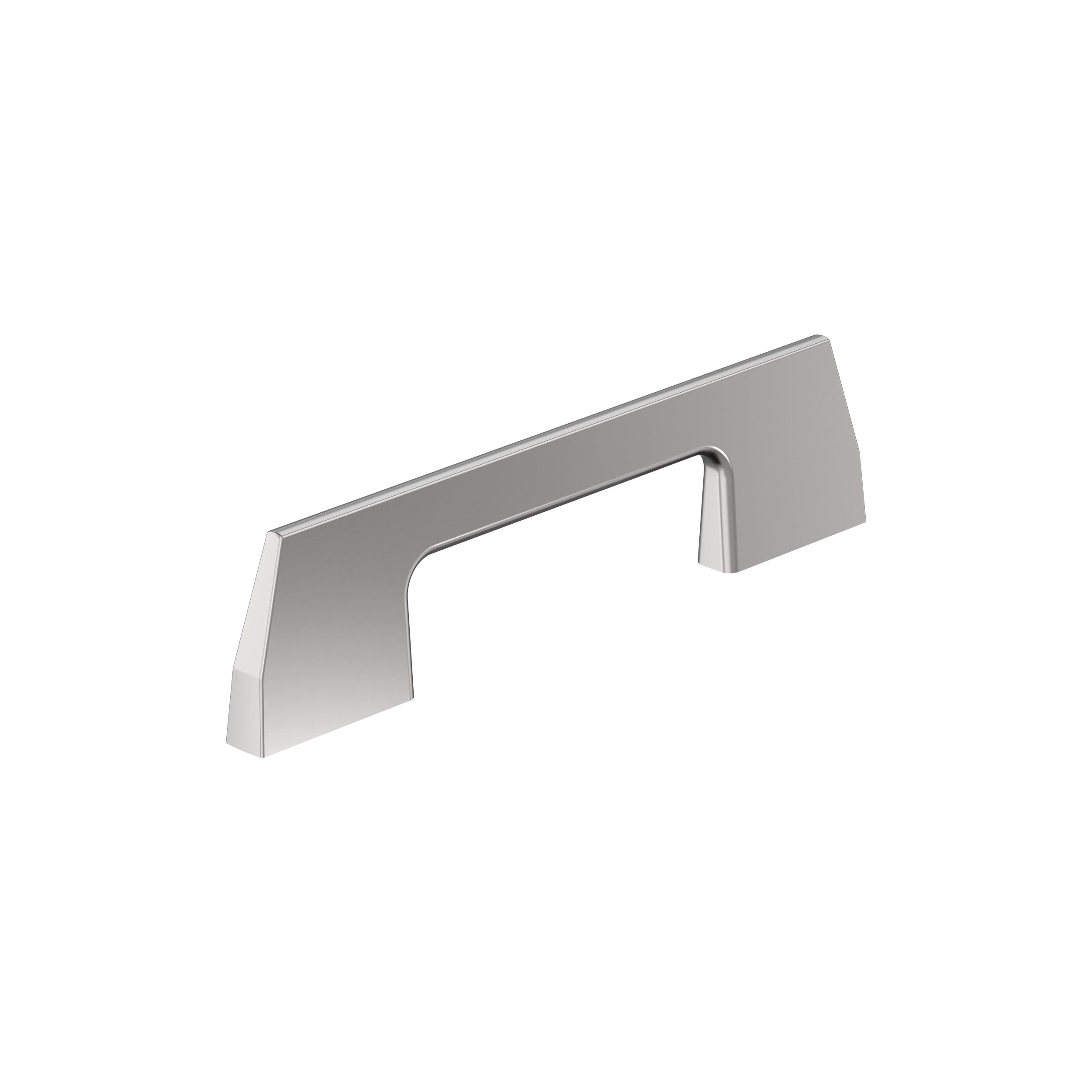 Angle 3 inch (76mm) Center-to-Center Polished Chrome Cabinet Pull
