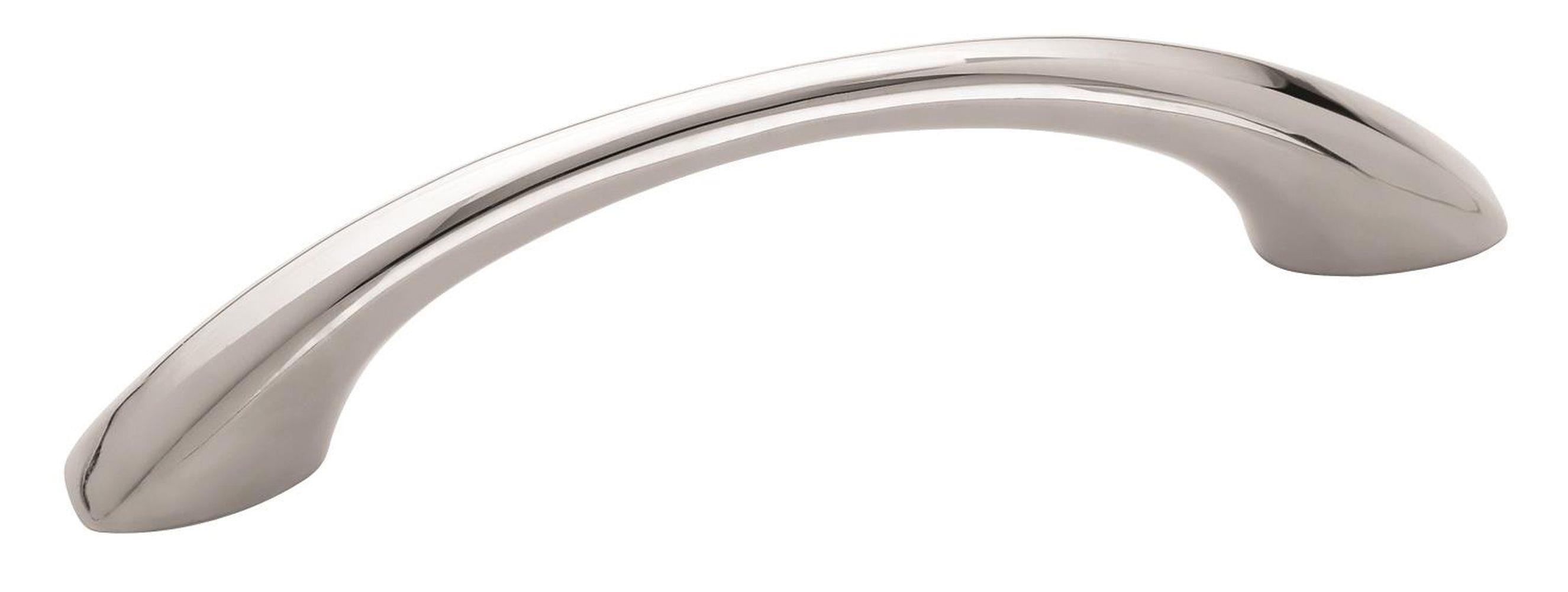 Vaile 3-3/4 inch (96mm) Center-to-Center Polished Chrome Cabinet Pull