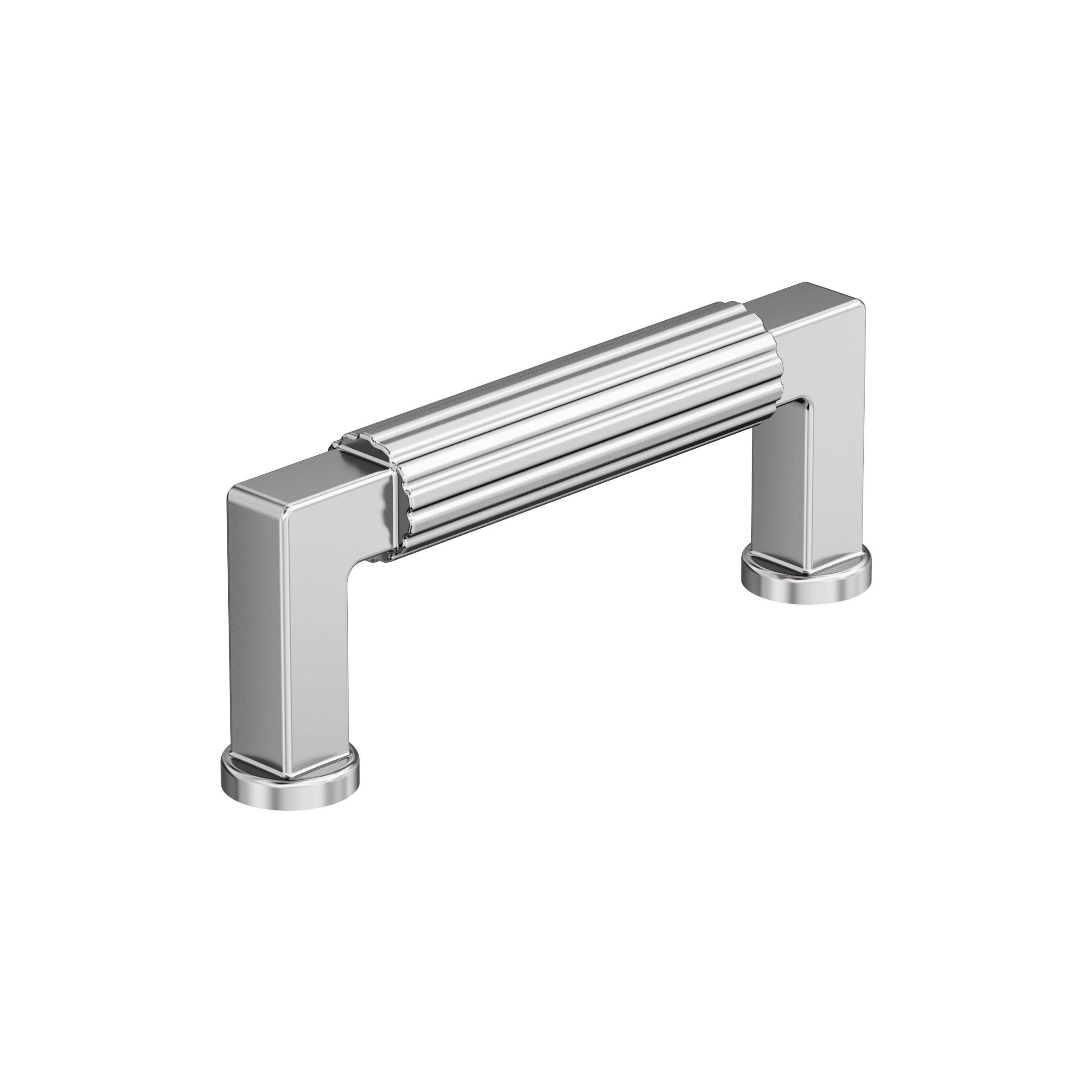 Ballard 3 inch (76mm) Center-to-Center Polished Chrome Cabinet Pull