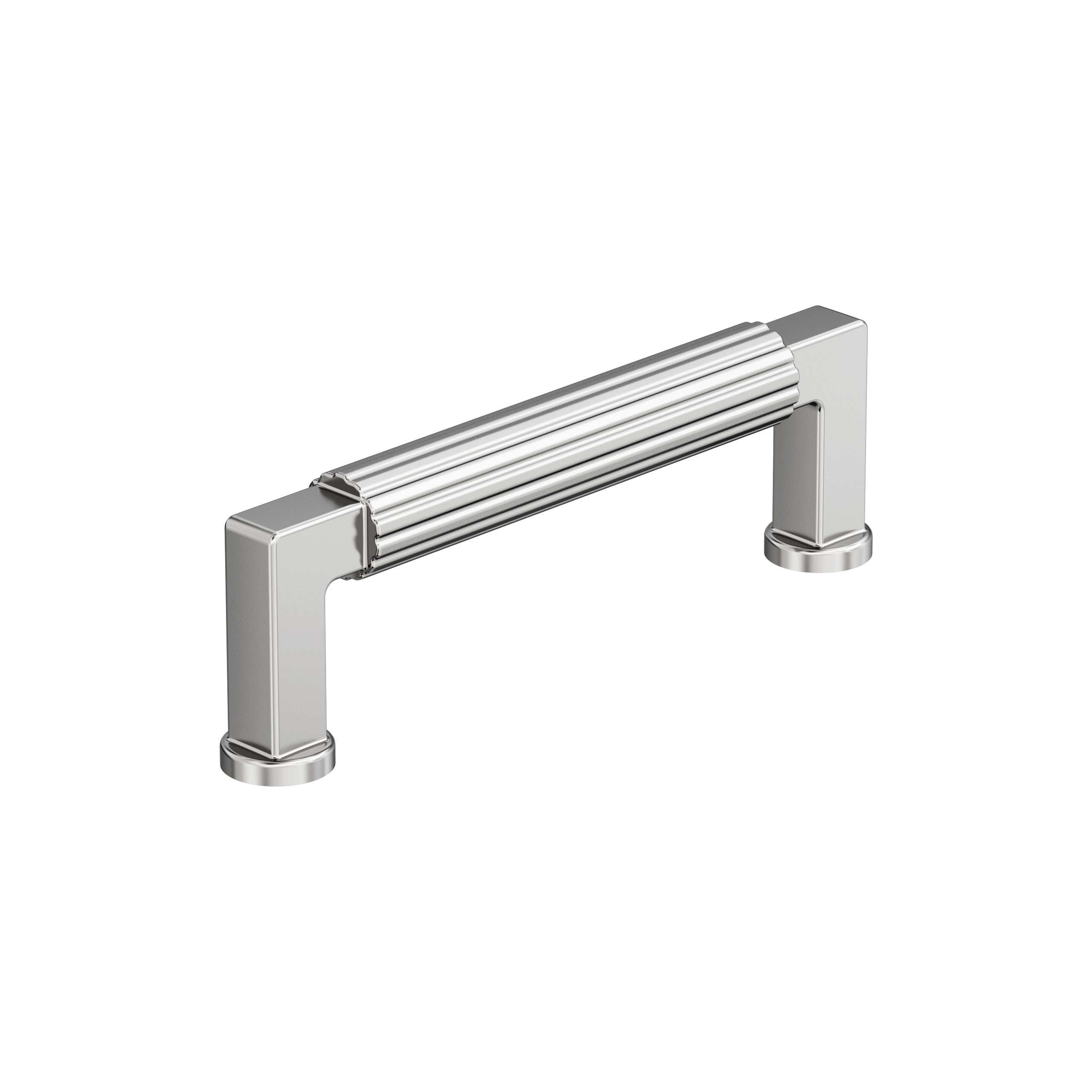Ballard 3-3/4 inch (96mm) Center-to-Center Polished Chrome Cabinet Pull