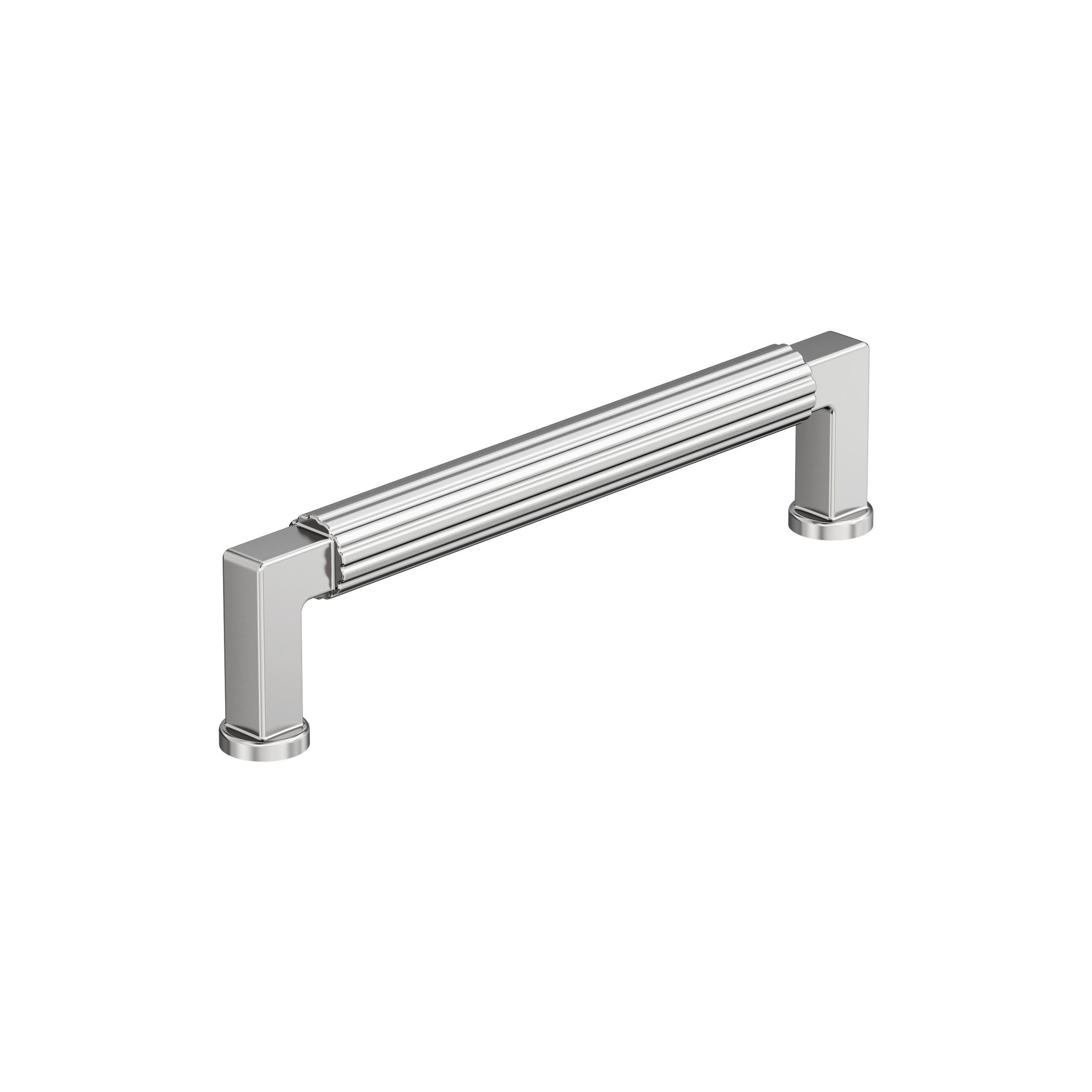 Ballard 5-1/16 inch (128mm) Center-to-Center Polished Chrome Cabinet Pull