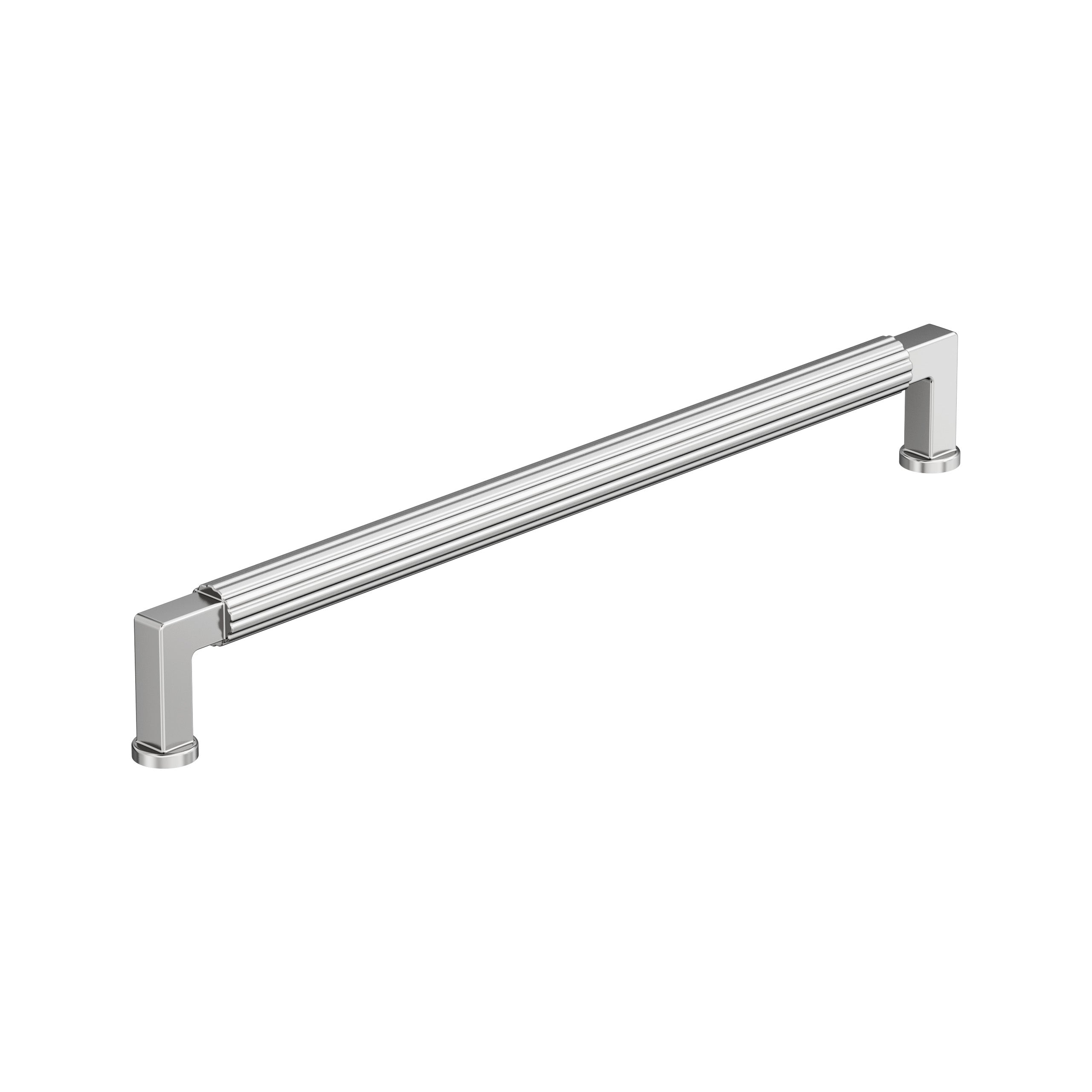 Ballard 10-1/16 inch (256mm) Center-to-Center Polished Chrome Cabinet Pull