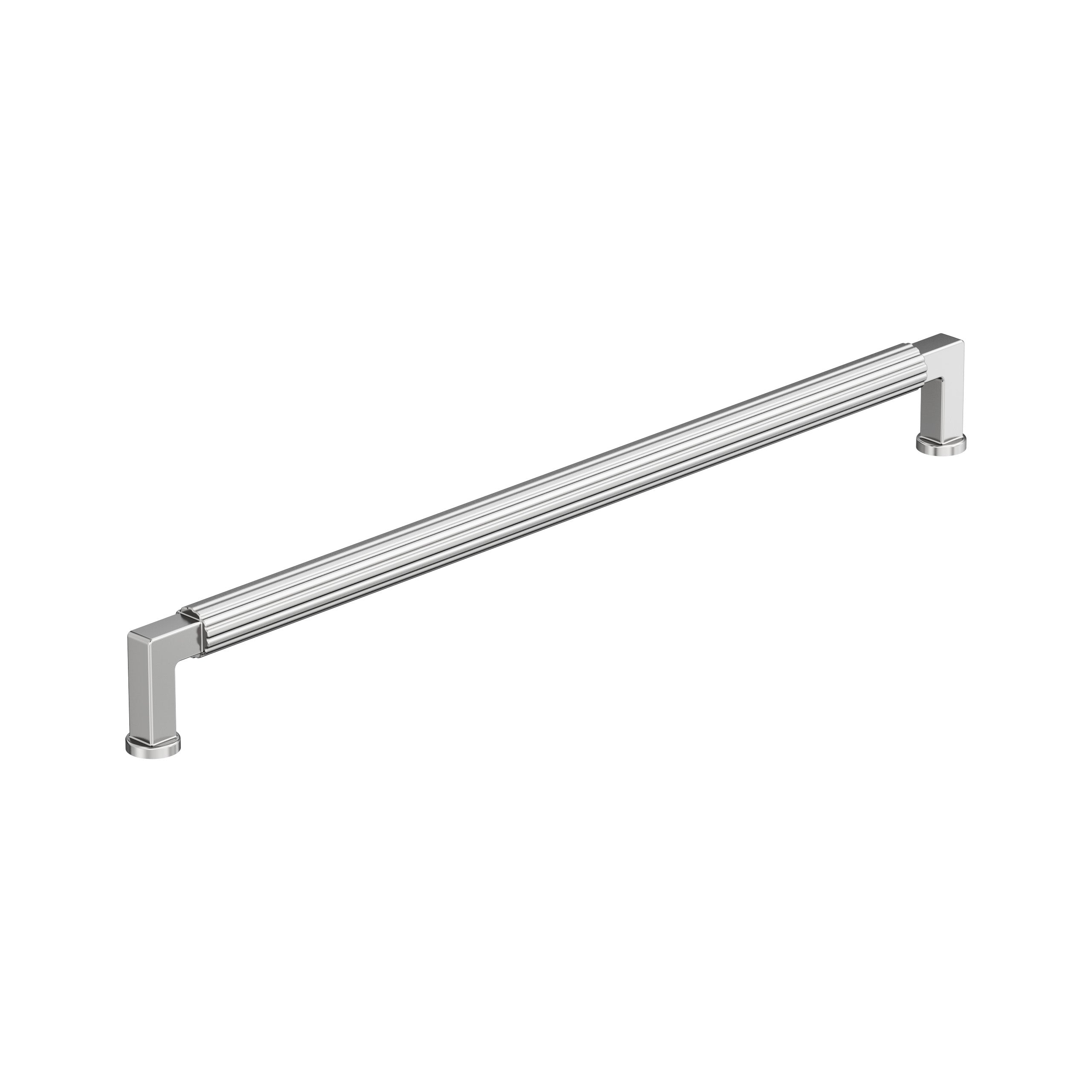 Ballard 12-5/8 inch (320mm) Center-to-Center Polished Chrome Cabinet Pull
